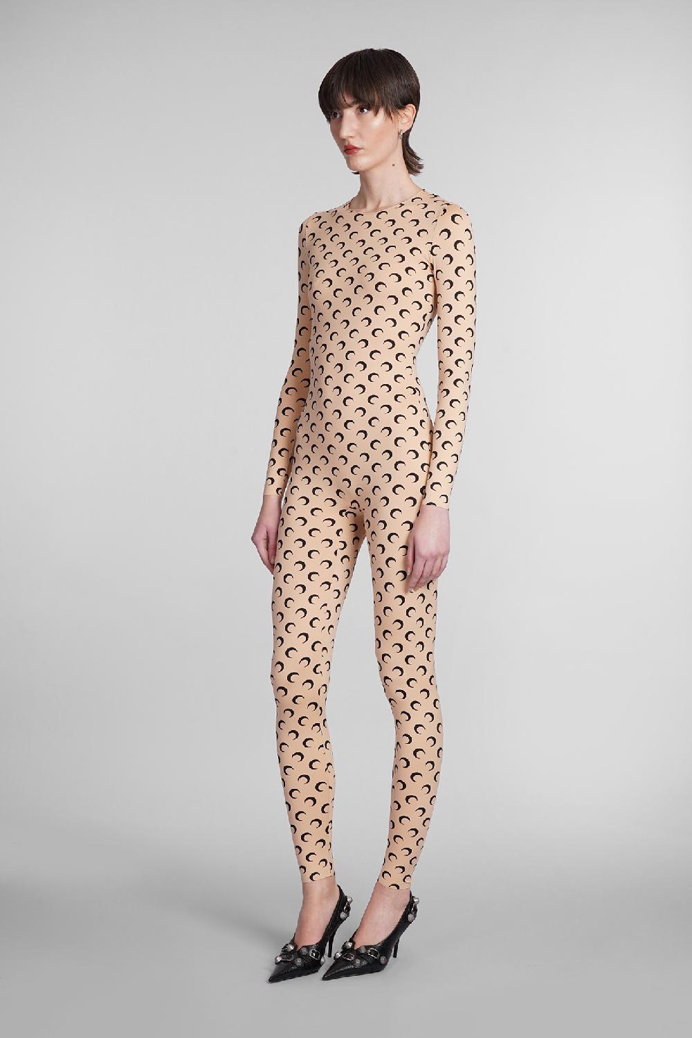 Deliberti Marine Serre Tuta In Poliammide Beige Cod. 383770 - Deliberti The Luxury Shopping