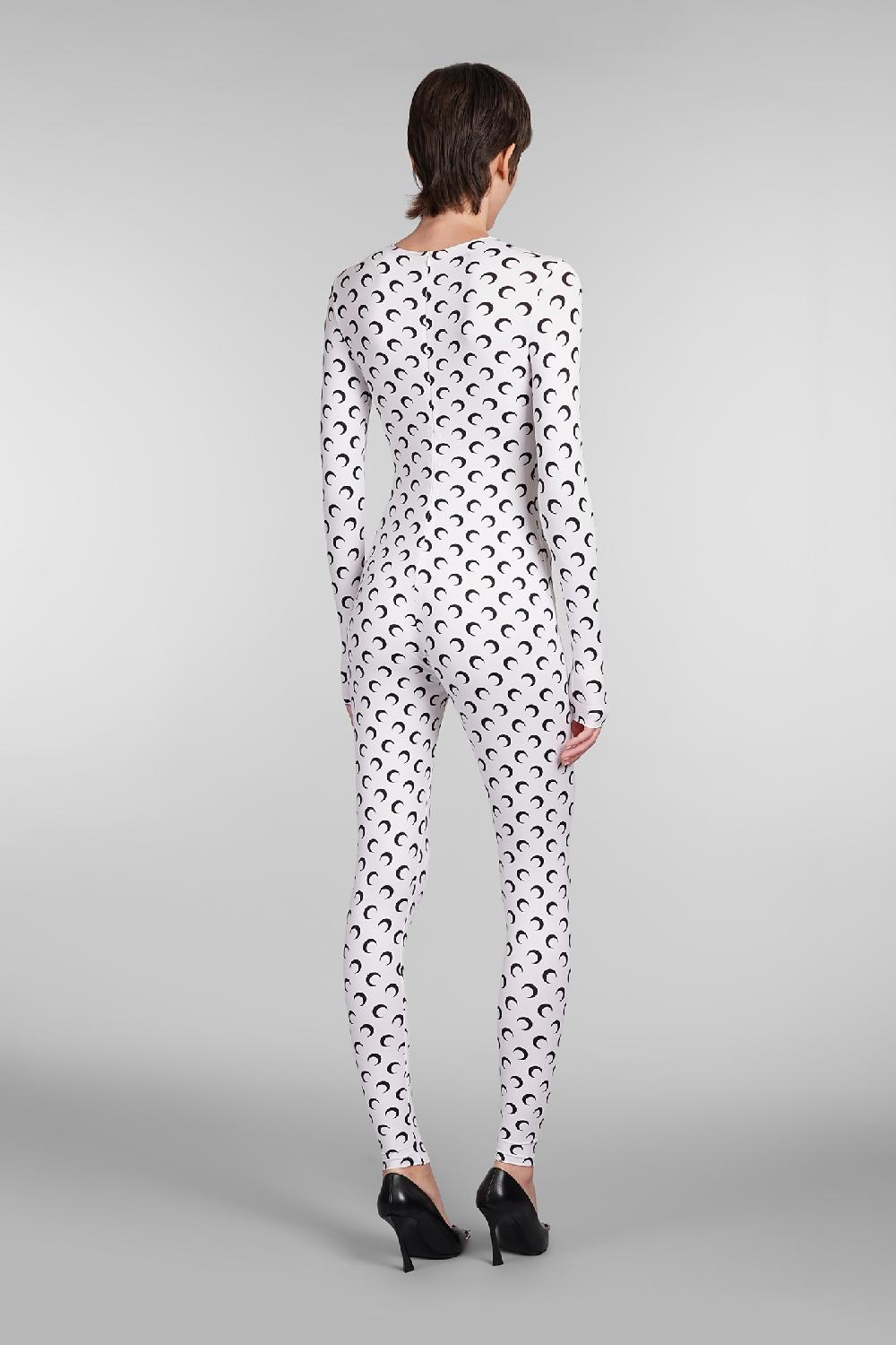 Deliberti Marine Serre Tuta In Poliammide Bianca Cod. 404682 - Deliberti The Luxury Shopping