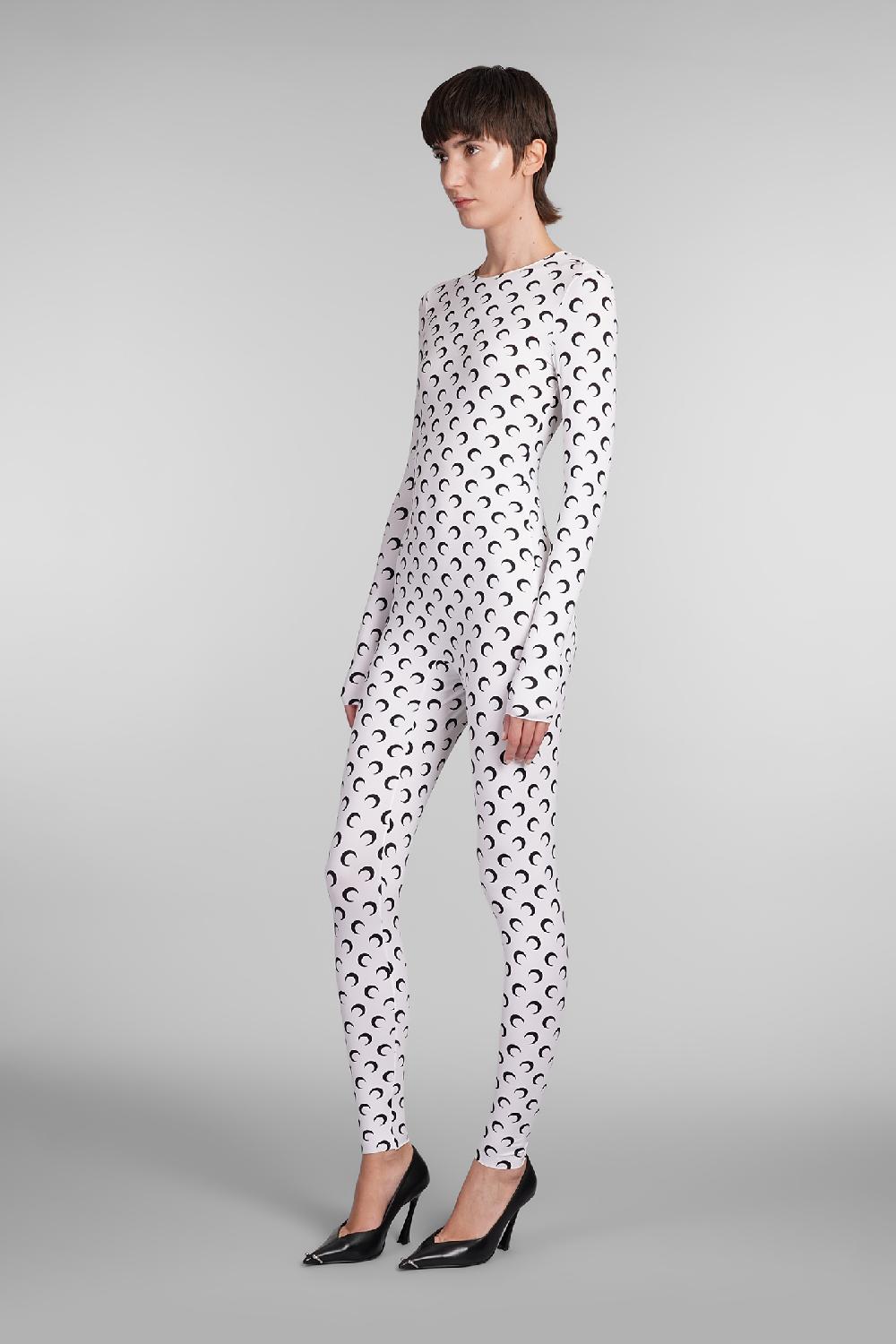 Deliberti Marine Serre Tuta In Poliammide Bianca Cod. 404682 - Deliberti The Luxury Shopping