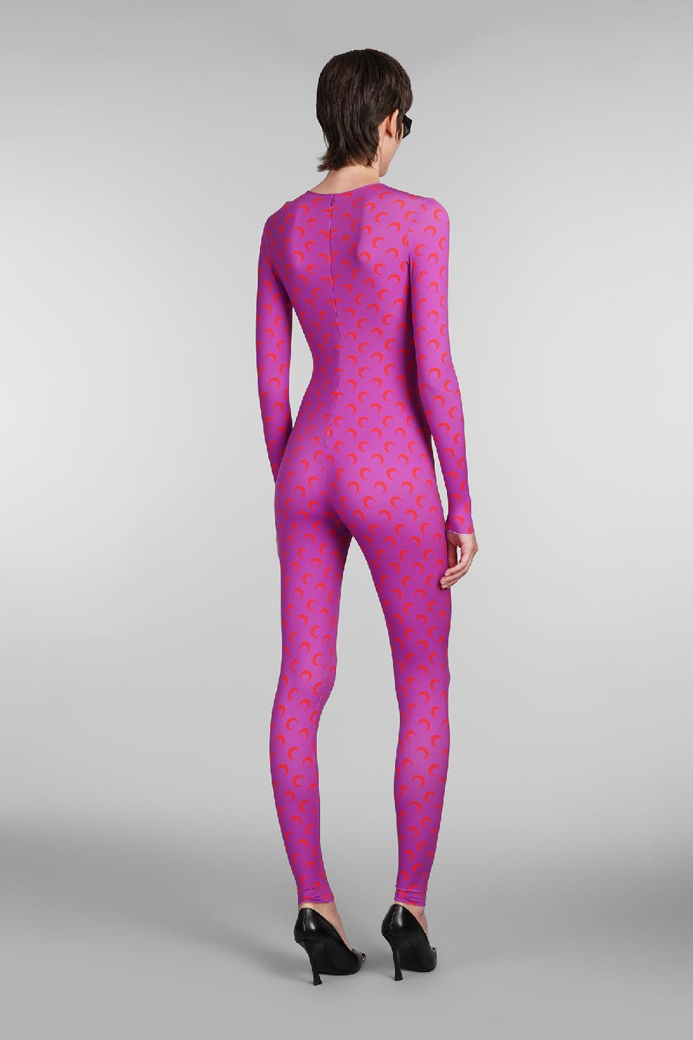 Deliberti Marine Serre Tuta In Poliammide Viola Cod. 407030 - Deliberti The Luxury Shopping