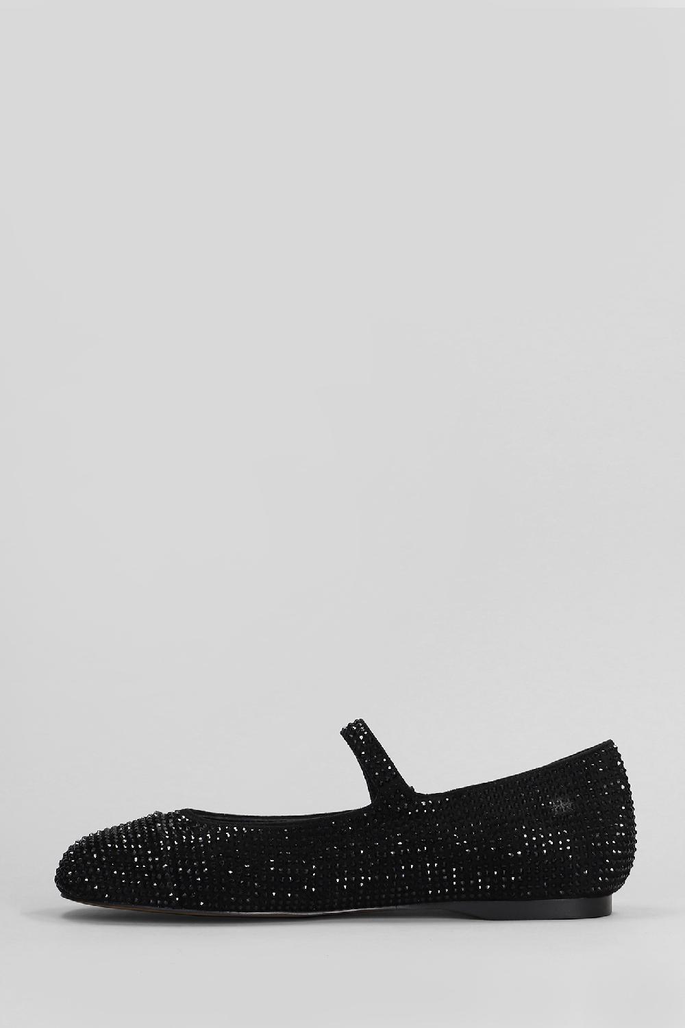Deliberti Massimo Santini Ballerine Marseille In Camoscio Nero Cod. 408067 - Deliberti The Luxury Shopping