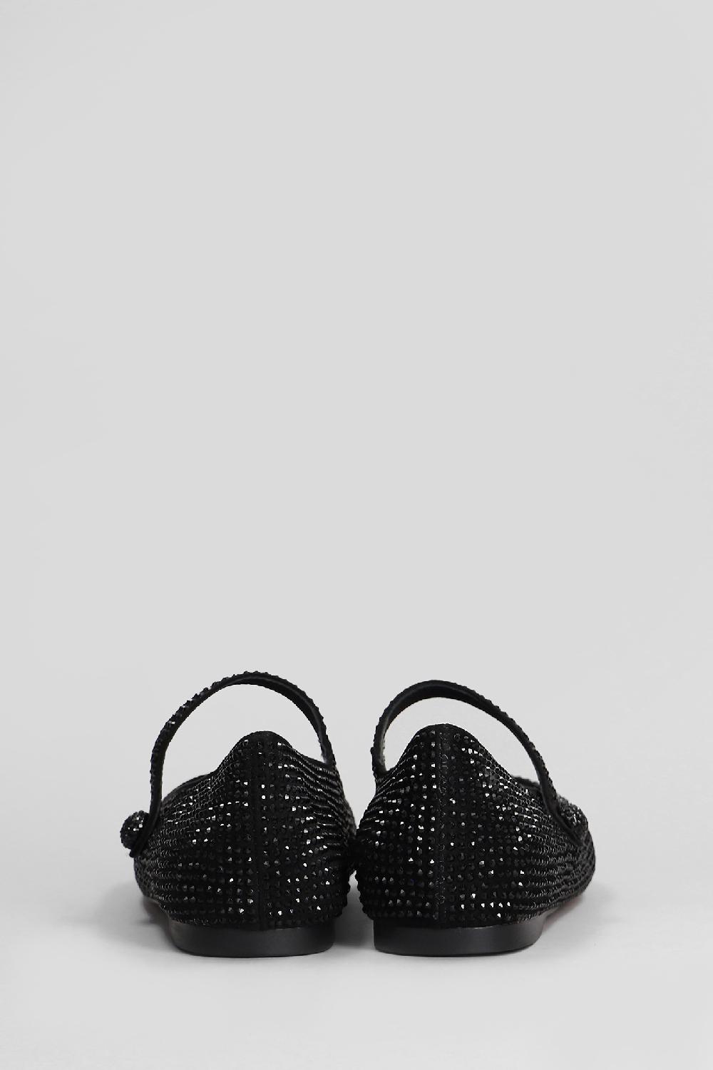 Deliberti Massimo Santini Ballerine Marseille In Camoscio Nero Cod. 408067 - Deliberti The Luxury Shopping