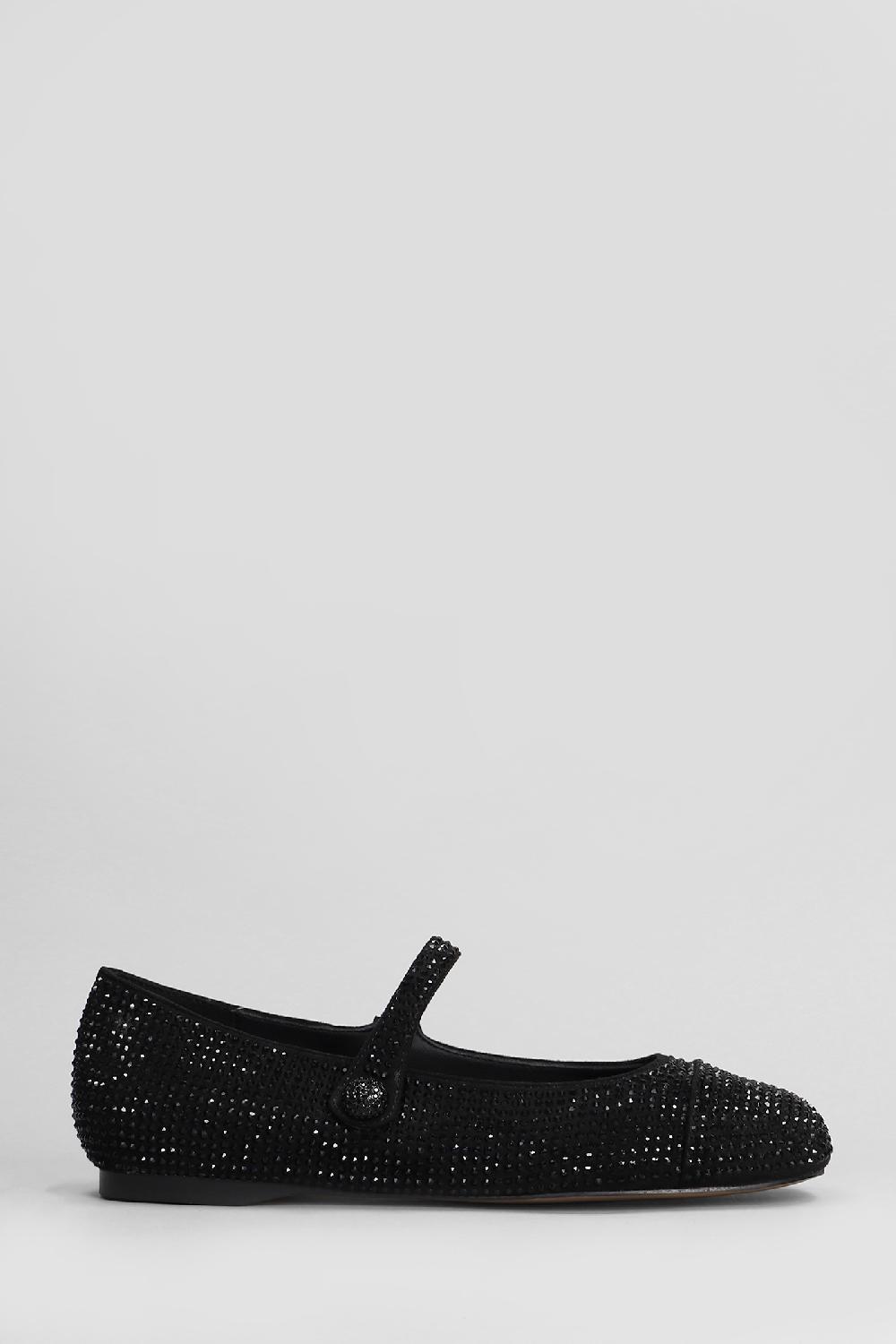 Deliberti Massimo Santini Ballerine marseille in camoscio nero cod. 408067 - Deliberti The Luxury Shopping