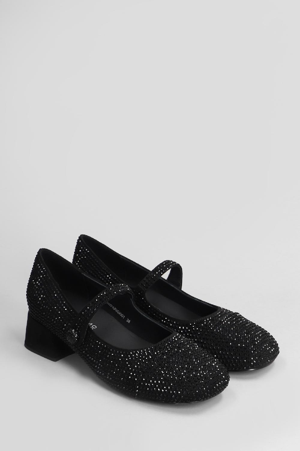 Deliberti Massimo Santini Decollete Mercy In Camoscio Nero Cod. 408068 - Deliberti The Luxury Shopping
