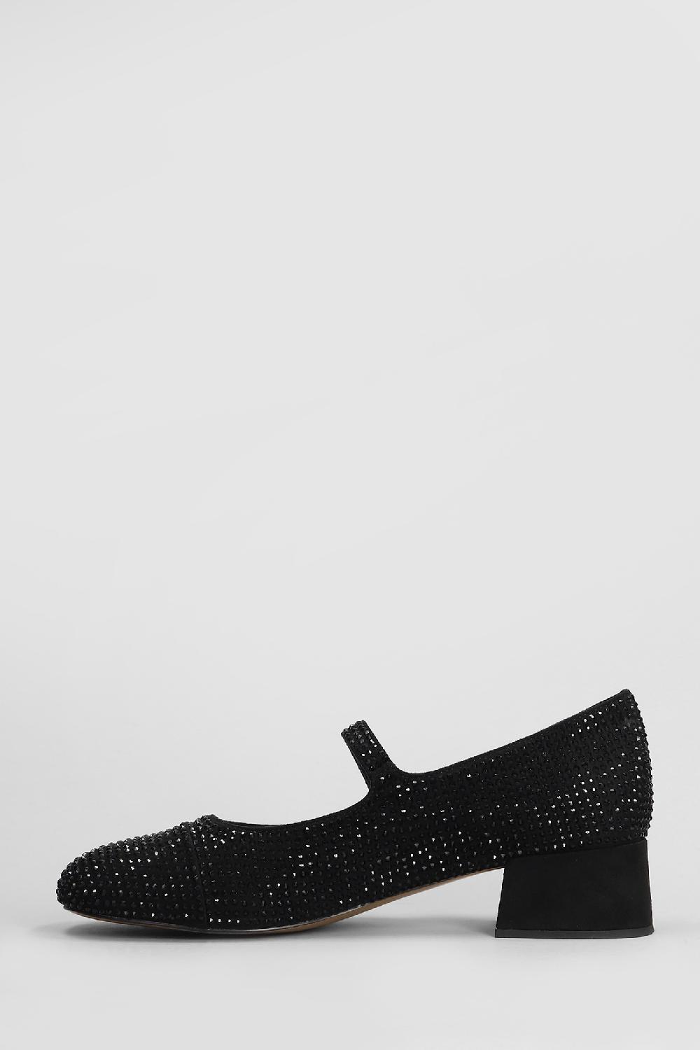 Deliberti Massimo Santini Decollete Mercy In Camoscio Nero Cod. 408068 - Deliberti The Luxury Shopping