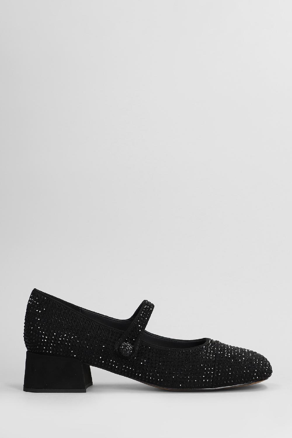 Deliberti Massimo Santini Decollete mercy in camoscio nero cod. 408068 - Deliberti The Luxury Shopping