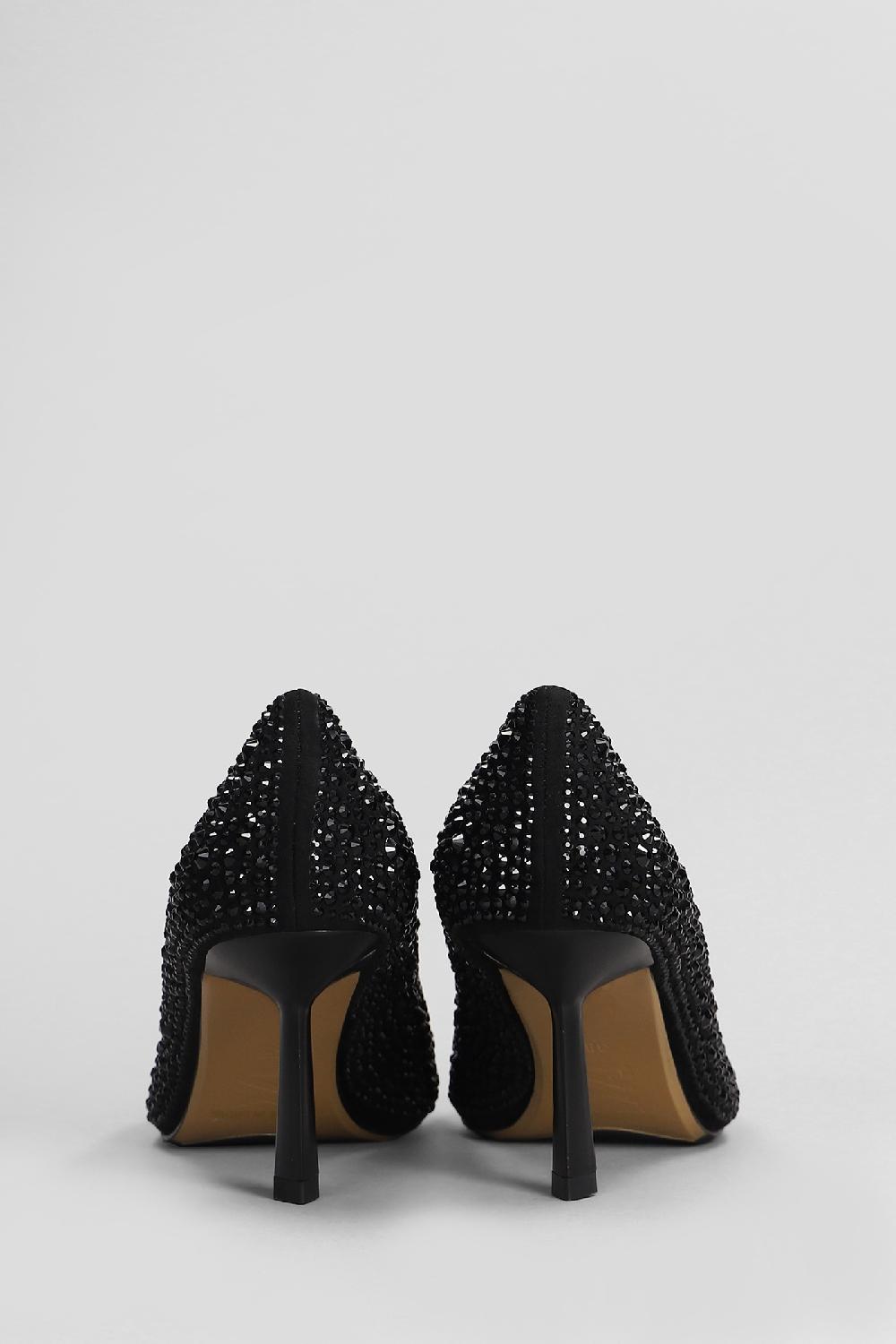 Deliberti Massimo Santini Decollete Paolina In Camoscio Nero Cod. 408066 - Deliberti The Luxury Shopping
