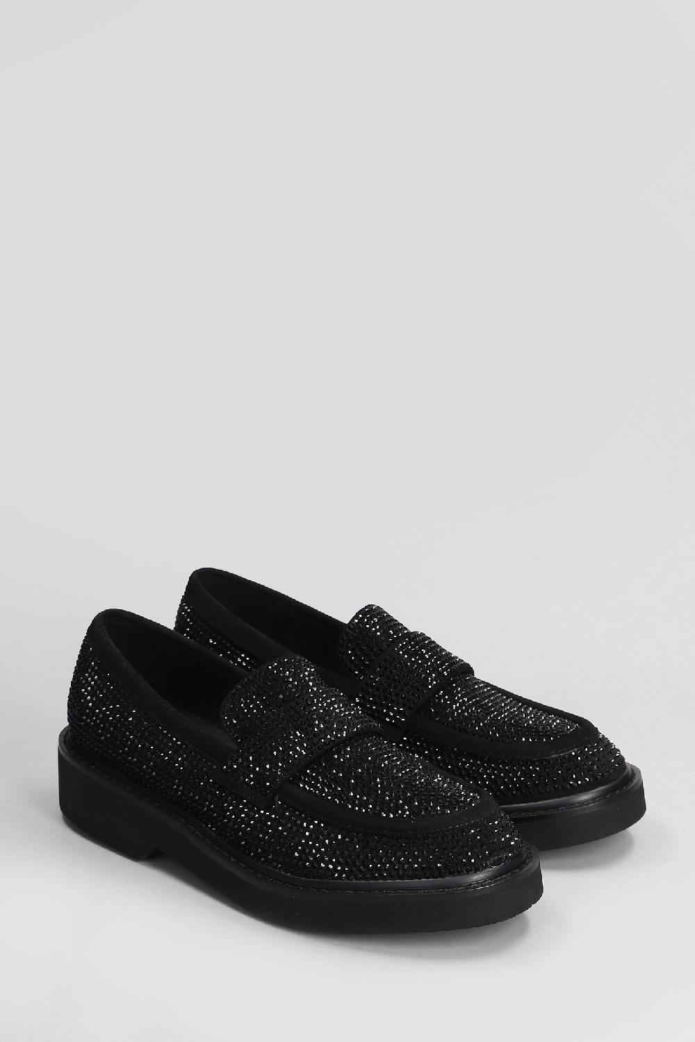 Deliberti Massimo Santini Mocassini Milos In Camoscio Nero Cod. 408069 - Deliberti The Luxury Shopping