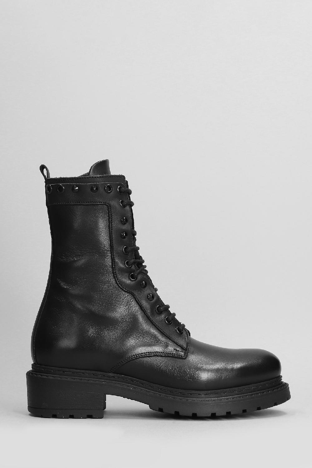 Deliberti Metisse Anfibi in pelle nera cod. 403178 - Deliberti The Luxury Shopping