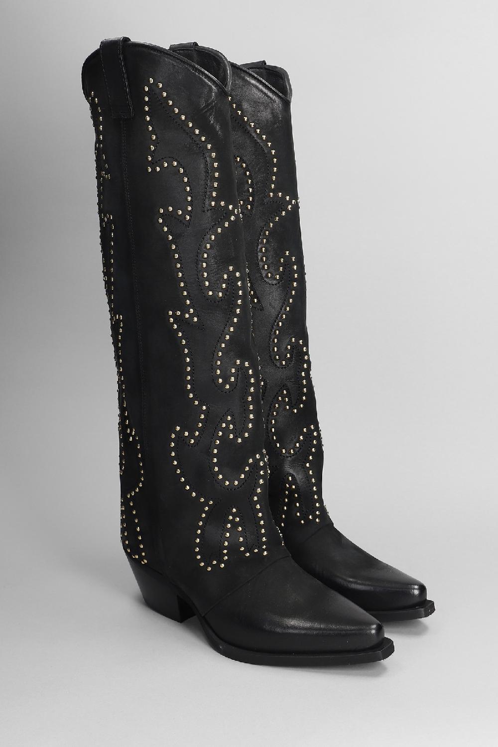 Deliberti Metisse Stivali Texani In Nabuk Nero Cod. 405914 - Deliberti The Luxury Shopping