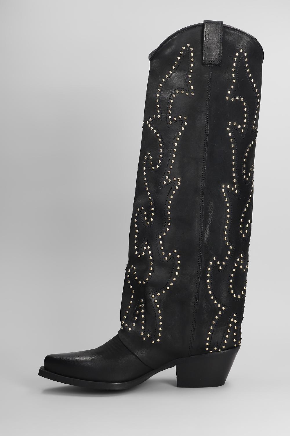 Deliberti Metisse Stivali Texani In Nabuk Nero Cod. 405914 - Deliberti The Luxury Shopping
