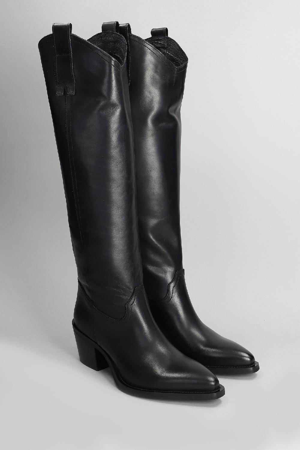 Deliberti Metisse Stivali Texani In Pelle Nera Cod. 408539 - Deliberti The Luxury Shopping