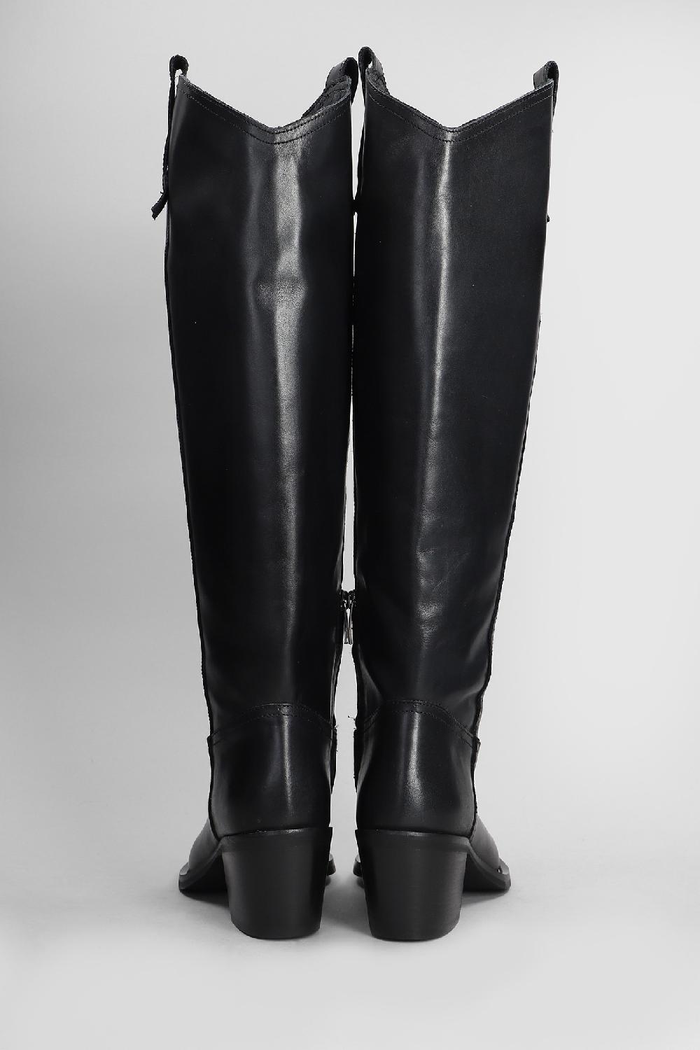Deliberti Metisse Stivali Texani In Pelle Nera Cod. 408539 - Deliberti The Luxury Shopping