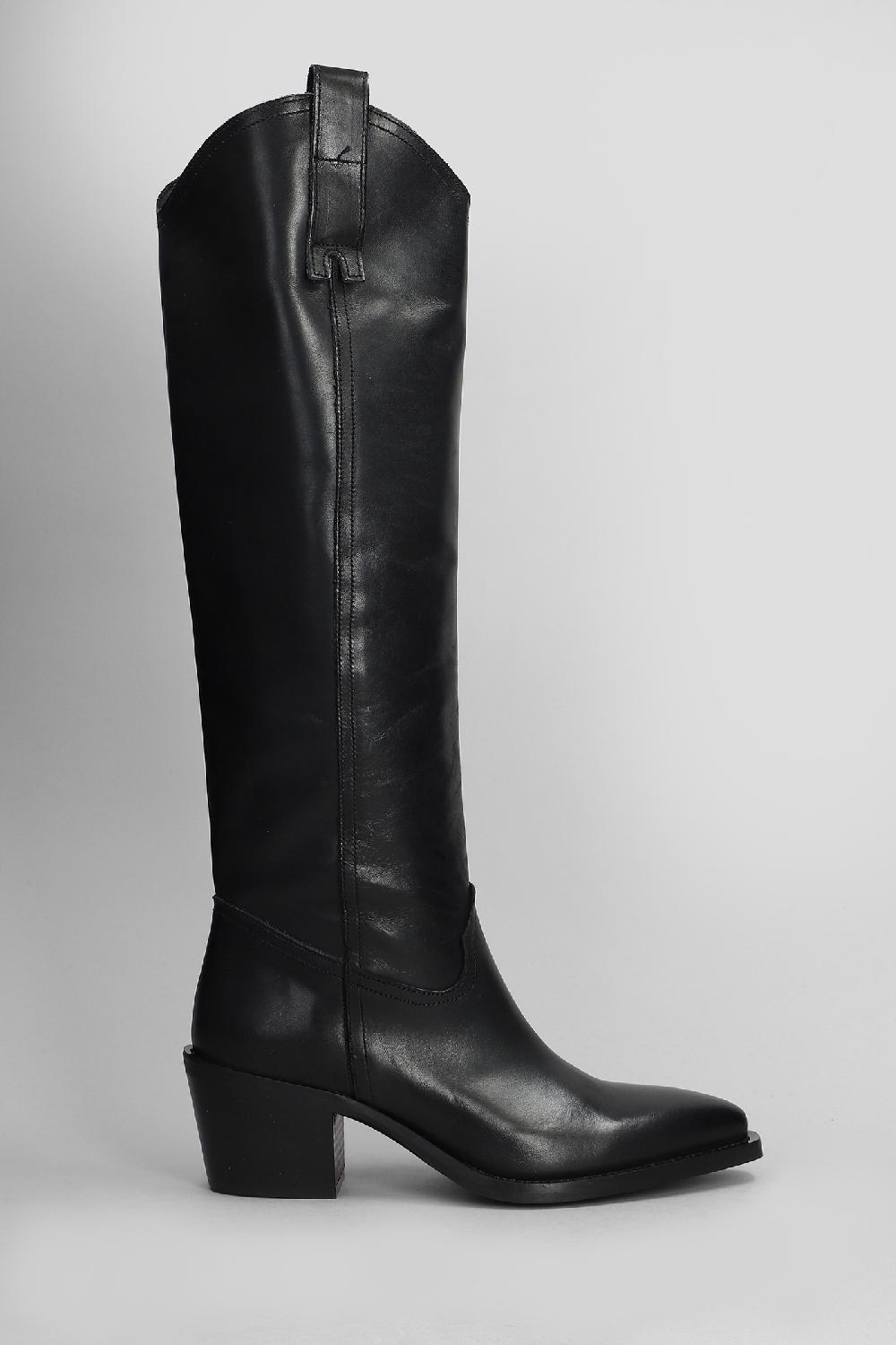 Deliberti Metisse Stivali texani in pelle nera cod. 408539 - Deliberti The Luxury Shopping
