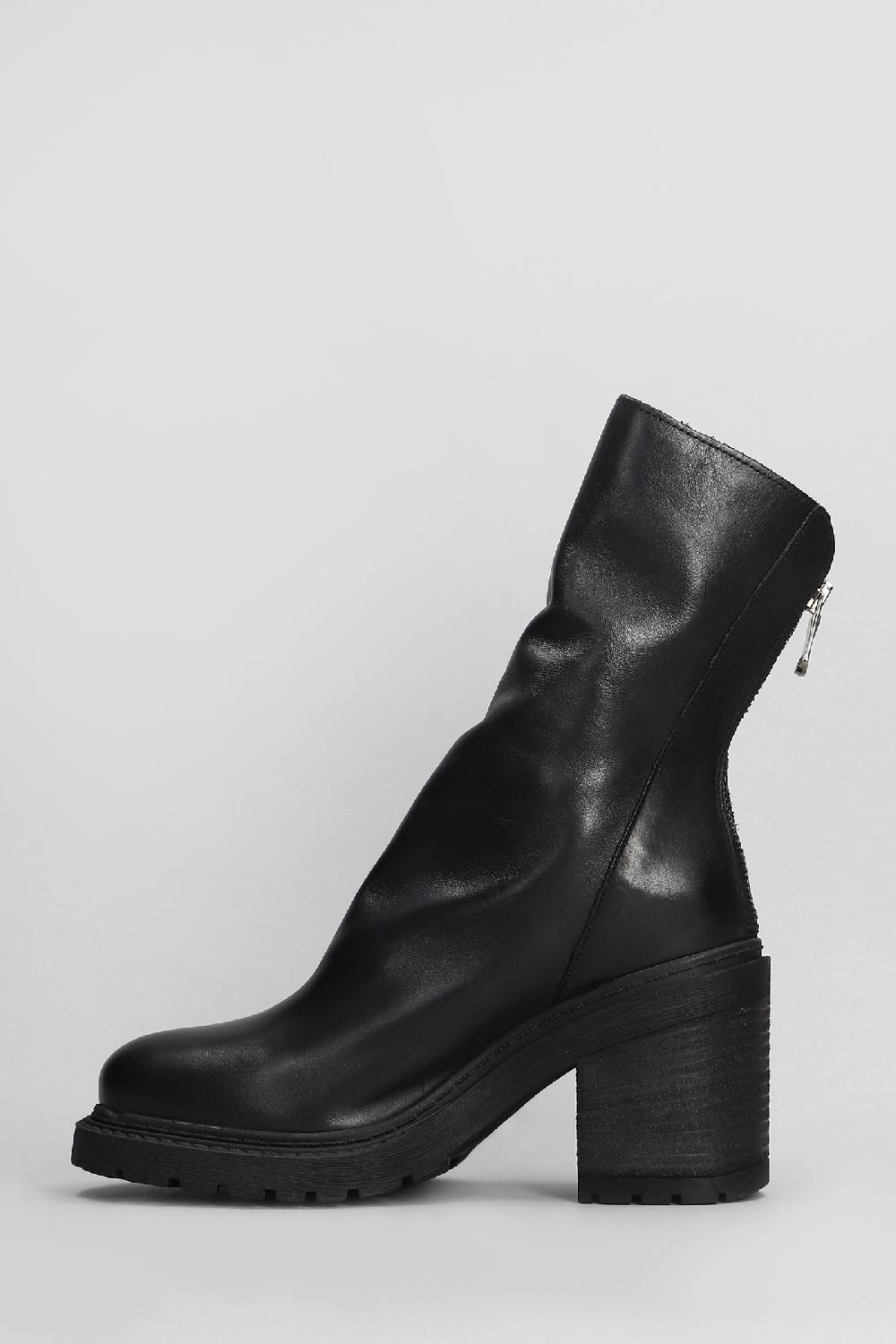 Deliberti Metisse Tronchetti Tacco Alto In Pelle Nera Cod. 407421 - Deliberti The Luxury Shopping