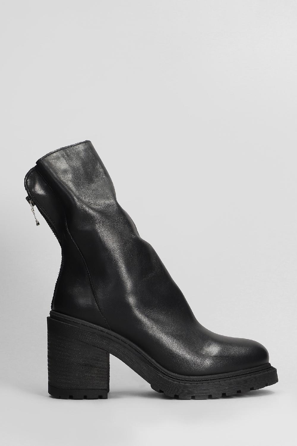 Deliberti Metisse Tronchetti tacco alto in pelle nera cod. 407421 - Deliberti The Luxury Shopping