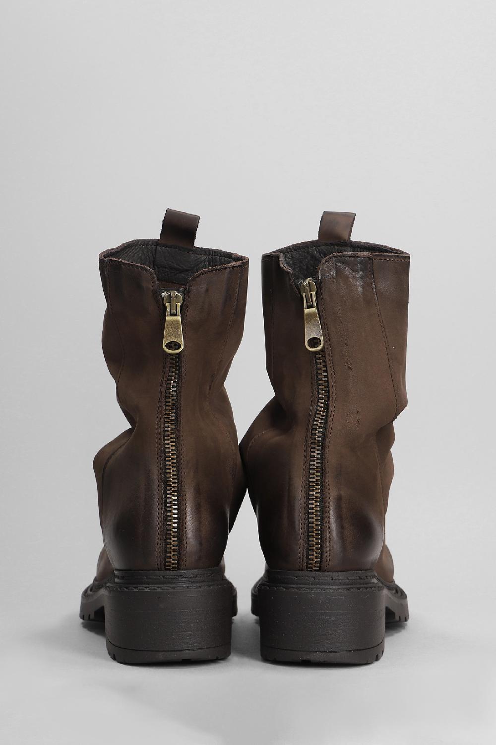 Deliberti Metisse Tronchetti Tacco Basso In Nabuk Testa Di Moro Cod. 403174 - Deliberti The Luxury Shopping