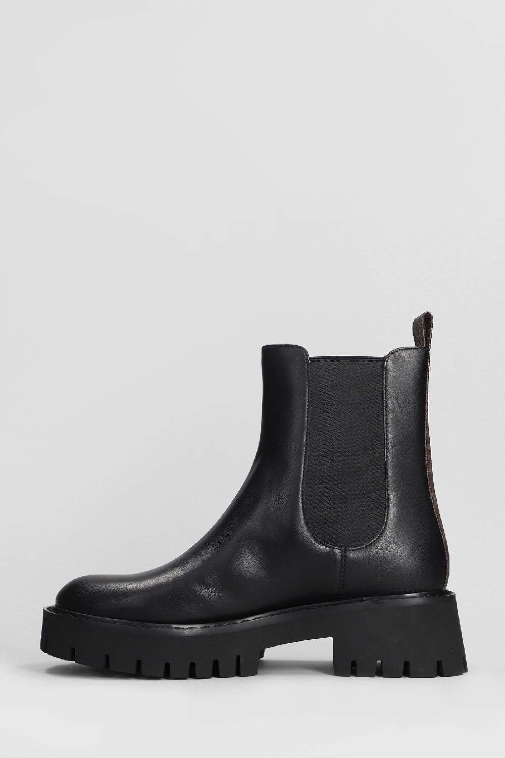 Deliberti Michael Kors Anfibi Asher Flat Bootie In Pelle Nera Cod. 406199 - Deliberti The Luxury Shopping