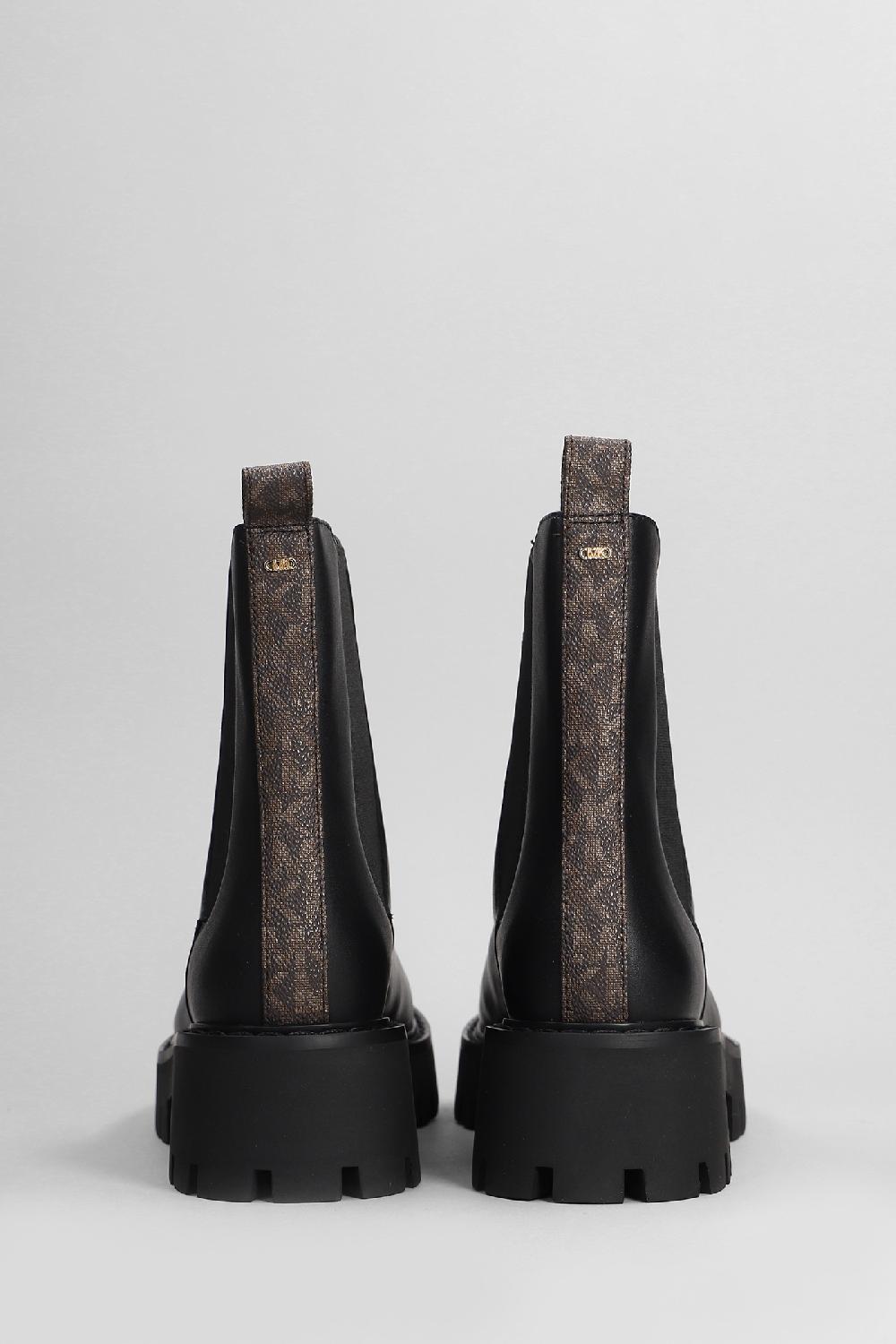 Deliberti Michael Kors Anfibi Asher Flat Bootie In Pelle Nera Cod. 406199 - Deliberti The Luxury Shopping