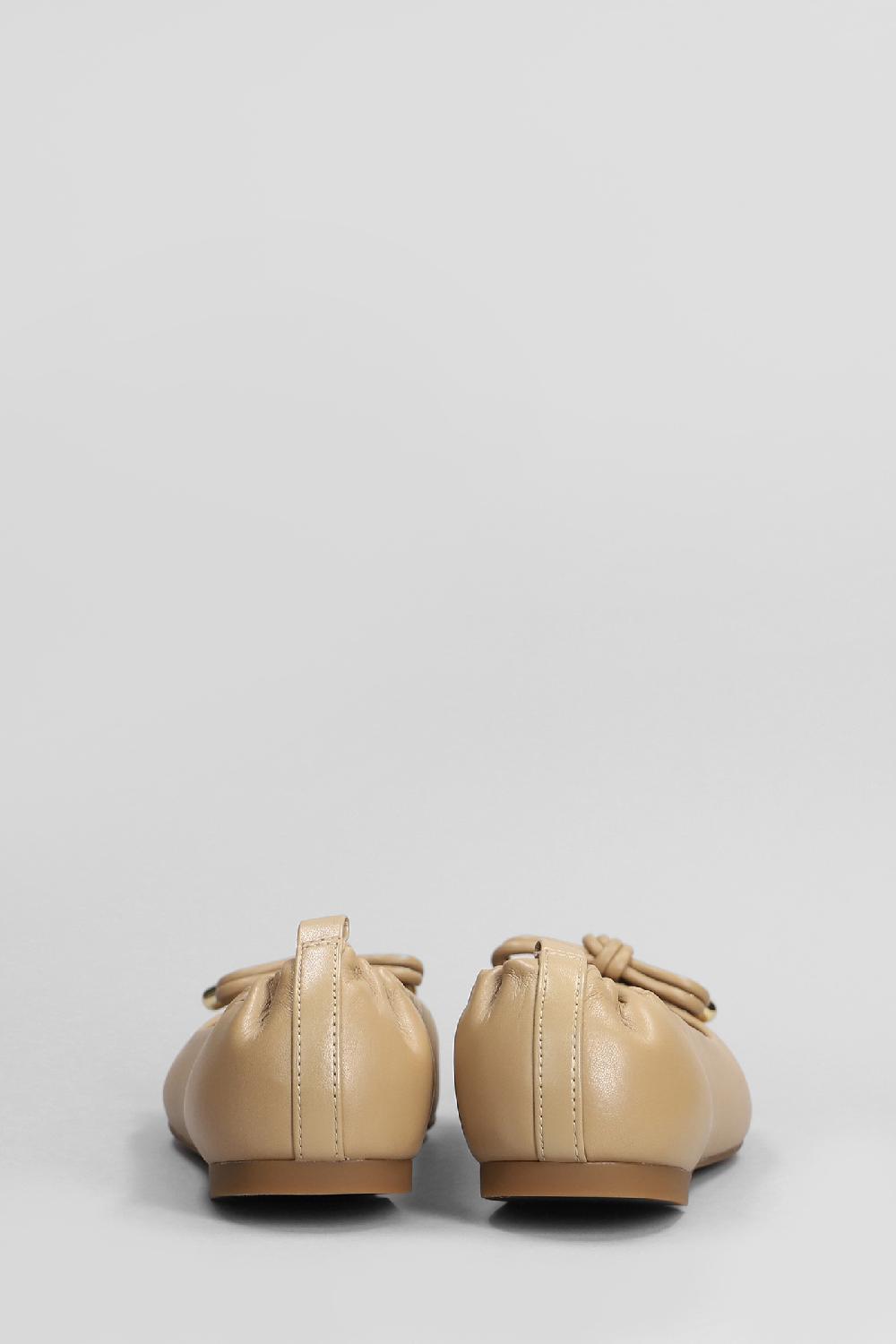 Deliberti Michael Kors Ballerine Astra Flex Ballet In Pelle Cammello Cod. 406252 - Deliberti The Luxury Shopping