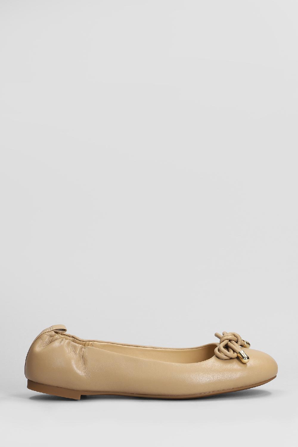 Deliberti Michael Kors Ballerine astra flex ballet in pelle cammello cod. 406252 - Deliberti The Luxury Shopping