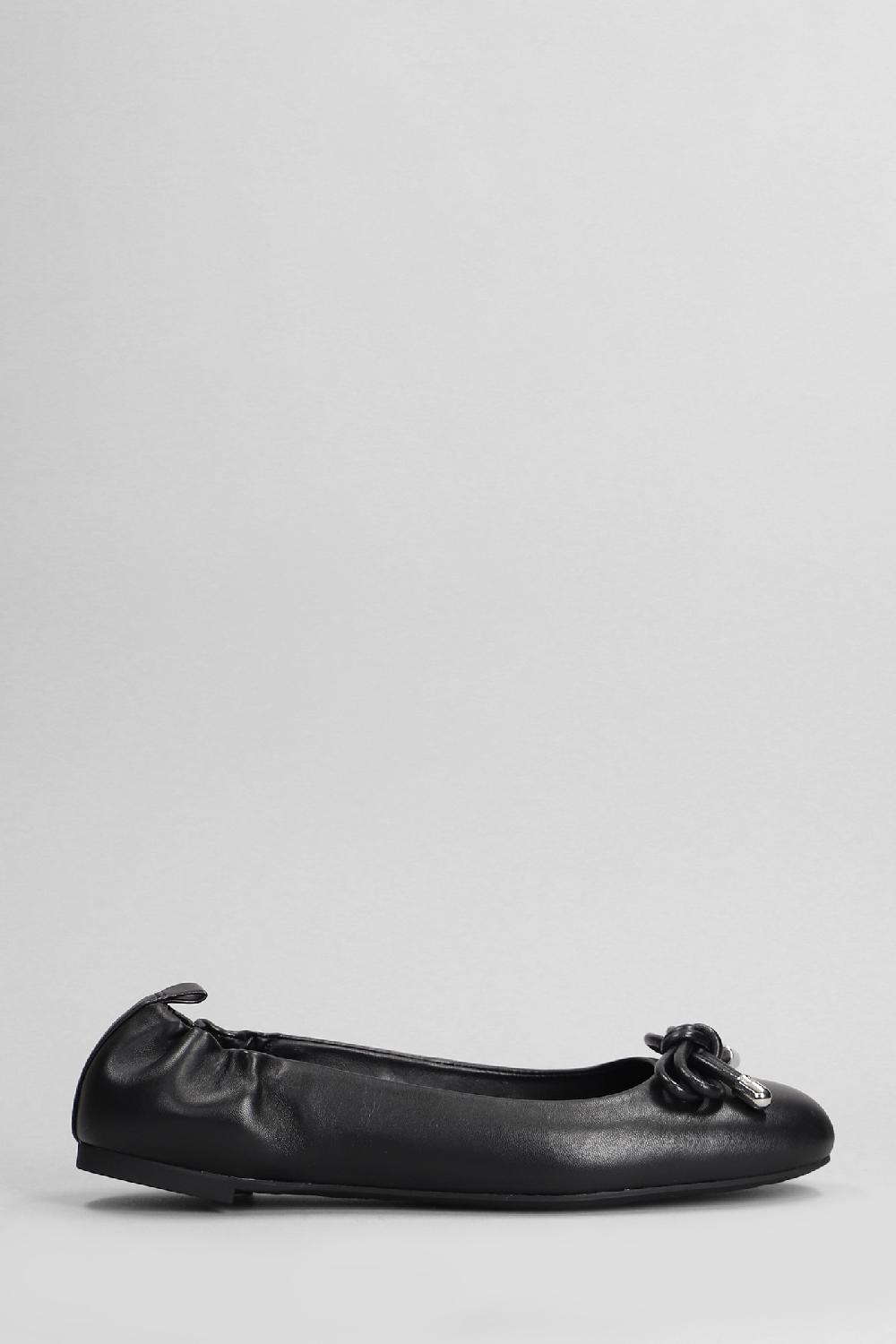 Deliberti Michael Kors Ballerine astra flex ballet in pelle nera cod. 406251 - Deliberti The Luxury Shopping