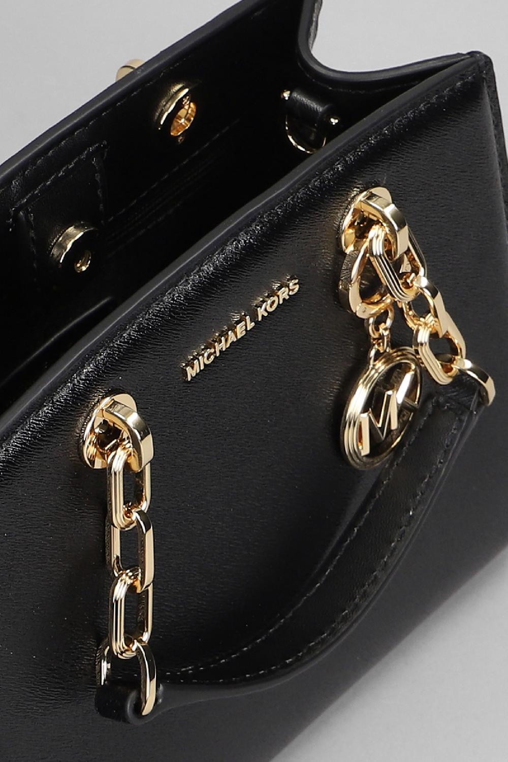 Deliberti Michael Kors Borsa A Spalla Cynthia In Pelle Nera Cod. 400053 - Deliberti The Luxury Shopping