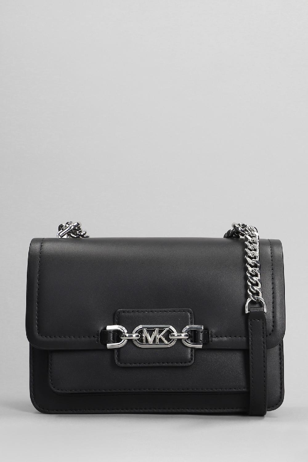 Deliberti Michael Kors Borsa a spalla heater in pelle nera cod. 401276 - Deliberti The Luxury Shopping