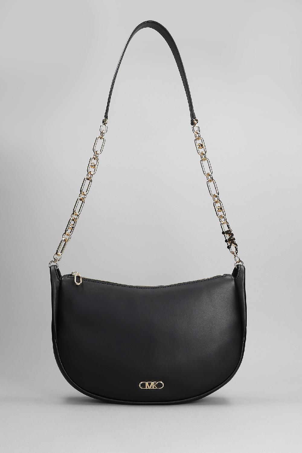 Deliberti Michael Kors Borsa a spalla kendall in pelle nera cod. 391459 - Deliberti The Luxury Shopping