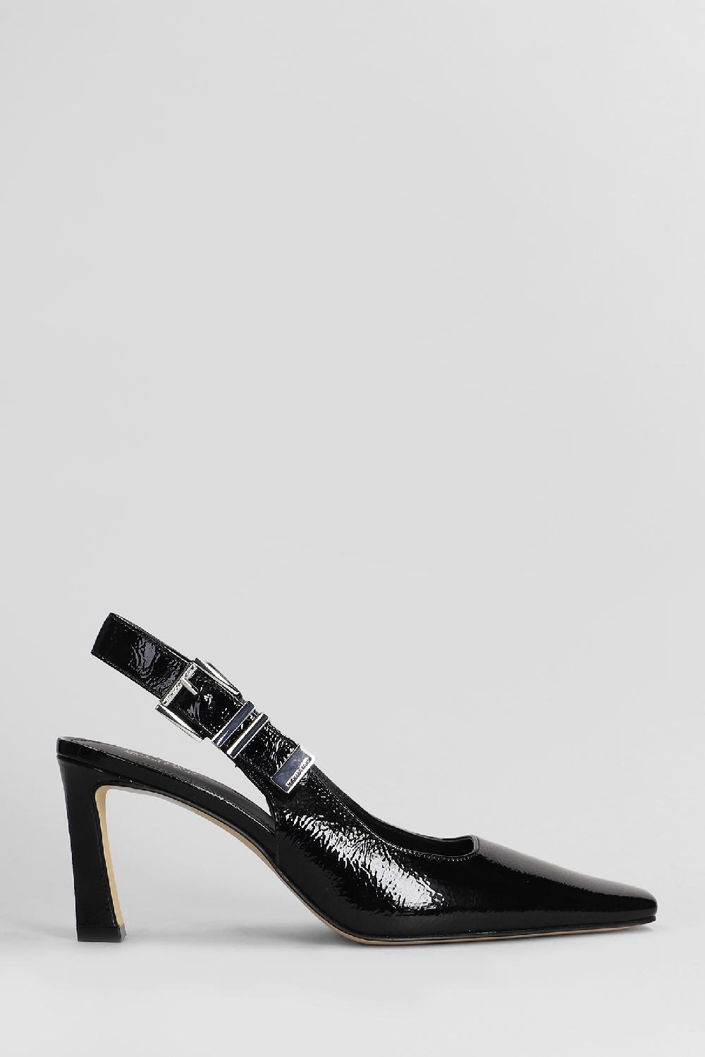 Deliberti Michael Kors Decollete darrington in pelle nera cod. 407595 - Deliberti The Luxury Shopping
