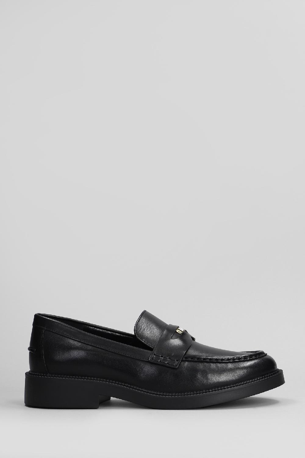 Deliberti Michael Kors Mocassini eden loafer in pelle nera cod. 406248 - Deliberti The Luxury Shopping