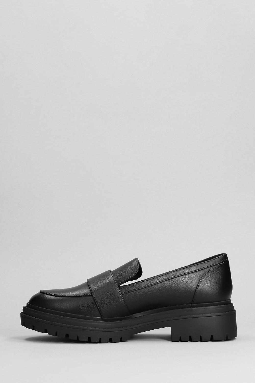 Deliberti Michael Kors Mocassini Parker Lug Loafer In Pelle Nera Cod. 391490 - Deliberti The Luxury Shopping