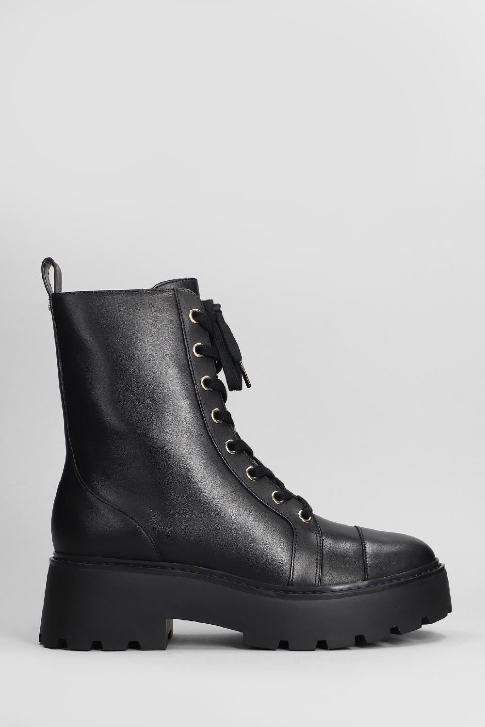 Deliberti Michael Kors Tronchetti tacco alto blake bootie in pelle nera cod. 406203 - Deliberti The Luxury Shopping