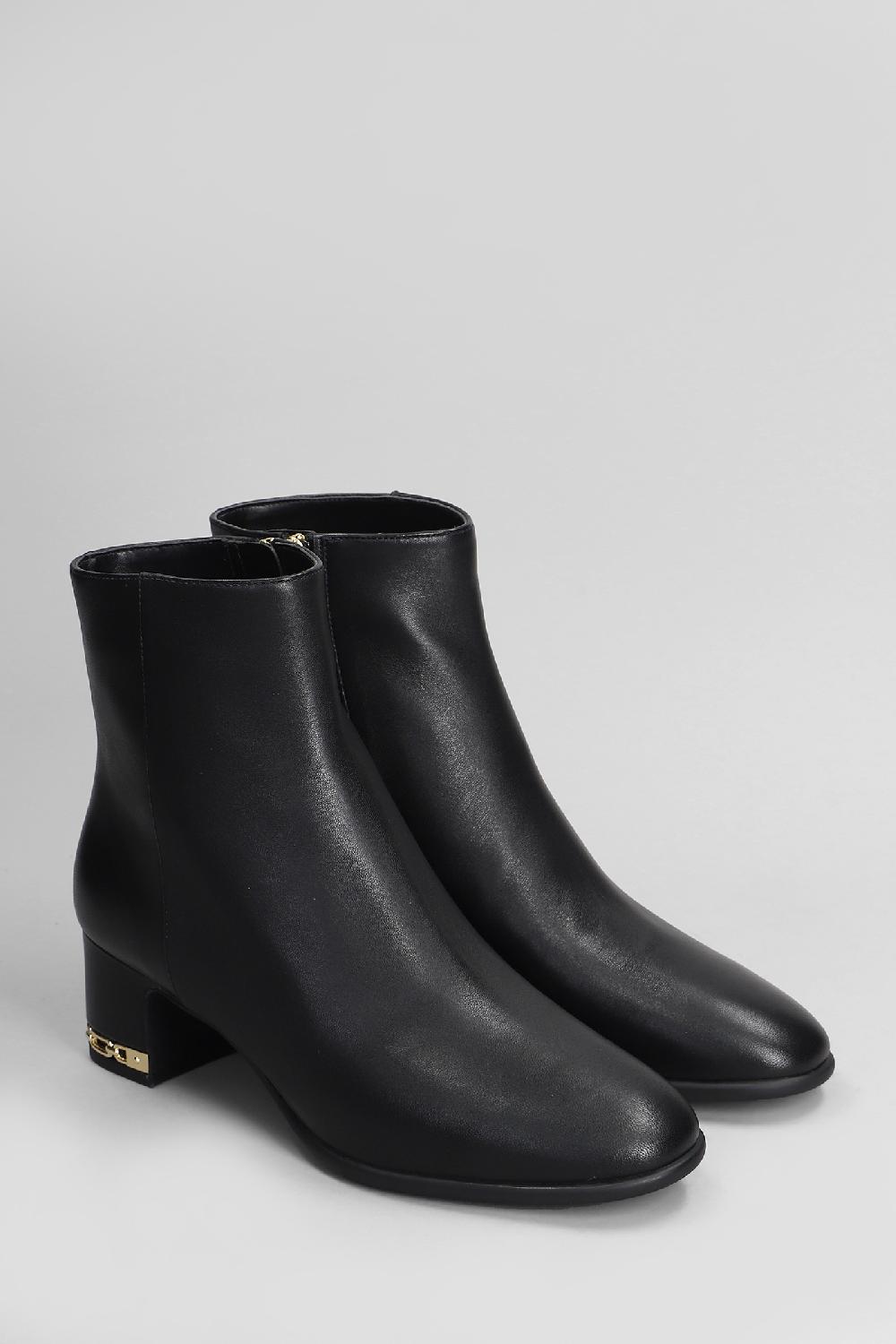 Deliberti Michael Kors Tronchetti Tacco Alto June Flex In Pelle Nera Cod. 407596 - Deliberti The Luxury Shopping
