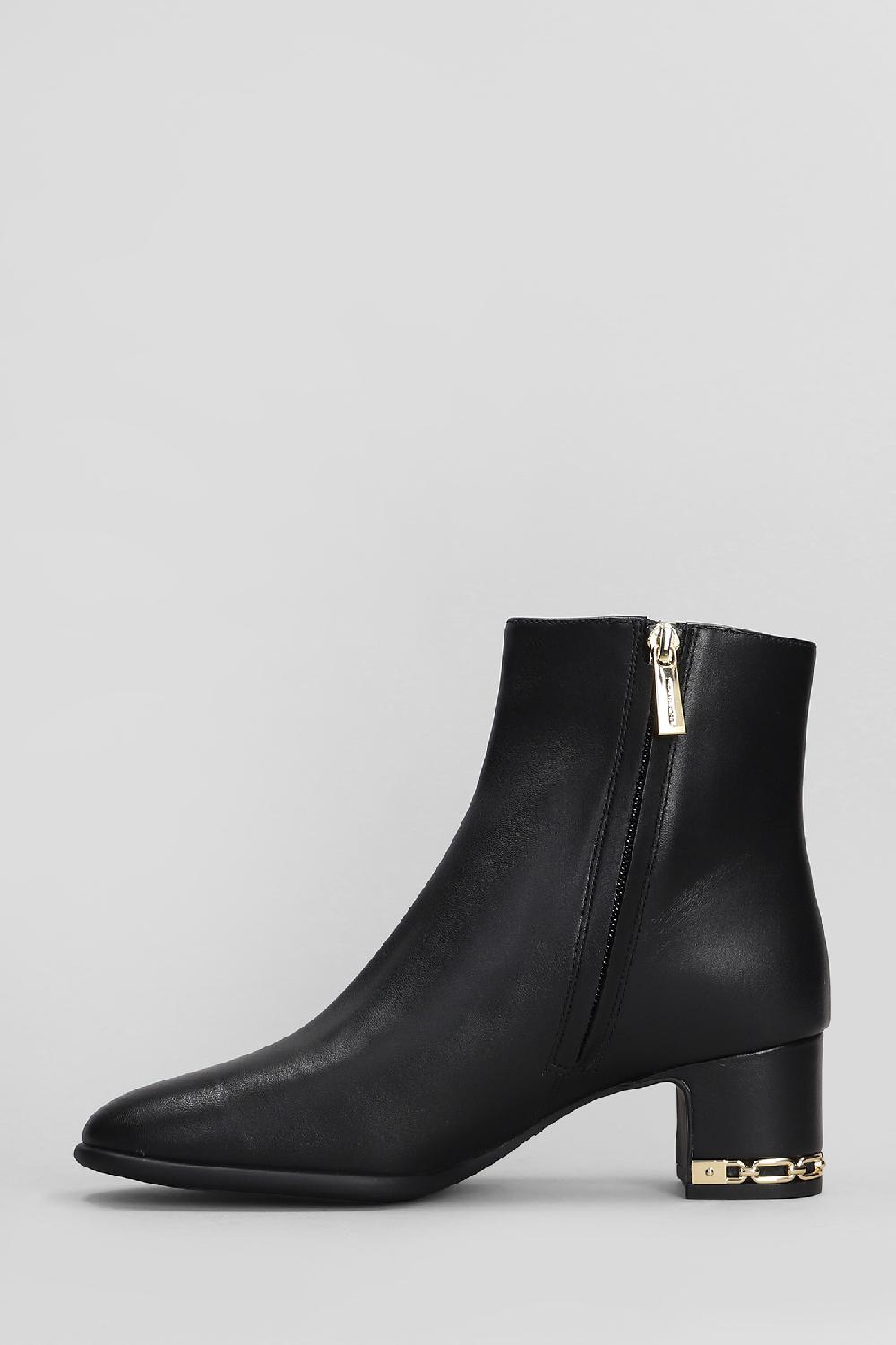 Deliberti Michael Kors Tronchetti Tacco Alto June Flex In Pelle Nera Cod. 407596 - Deliberti The Luxury Shopping