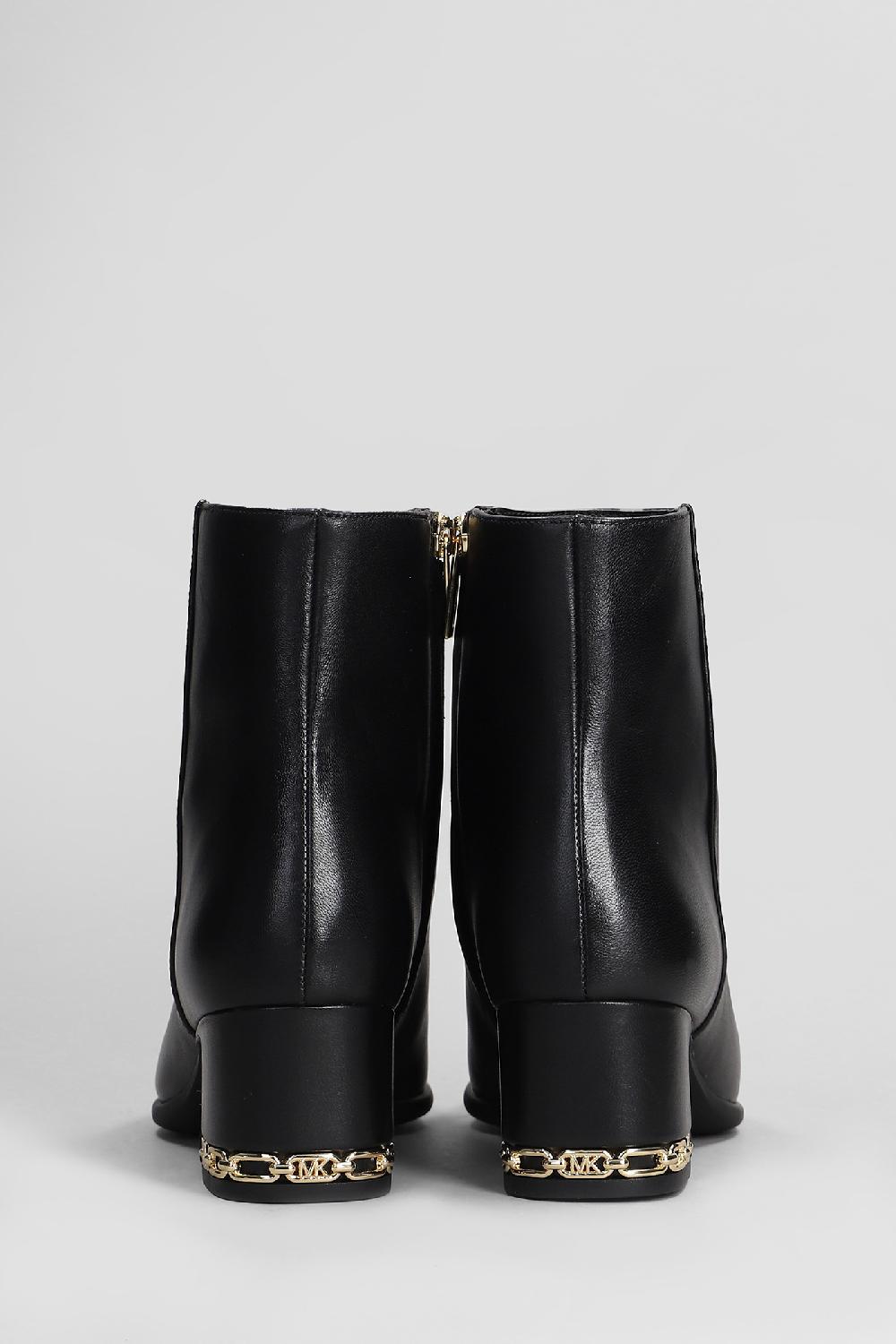Deliberti Michael Kors Tronchetti Tacco Alto June Flex In Pelle Nera Cod. 407596 - Deliberti The Luxury Shopping