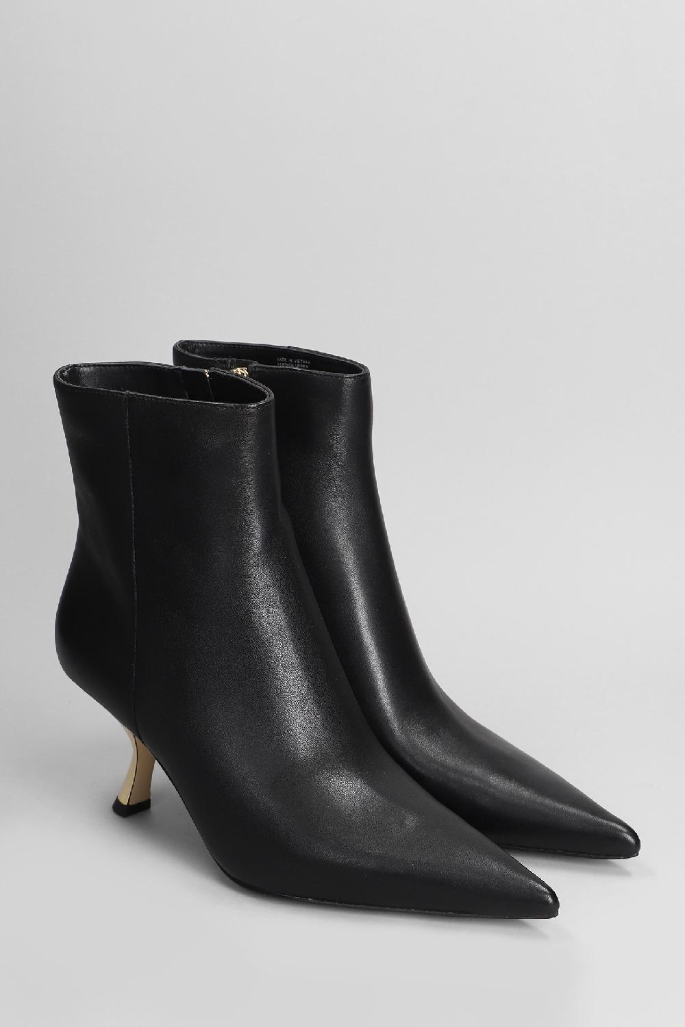 Deliberti Michael Kors Tronchetti Tacco Alto Luna Bootie In Pelle Nera Cod. 406201 - Deliberti The Luxury Shopping