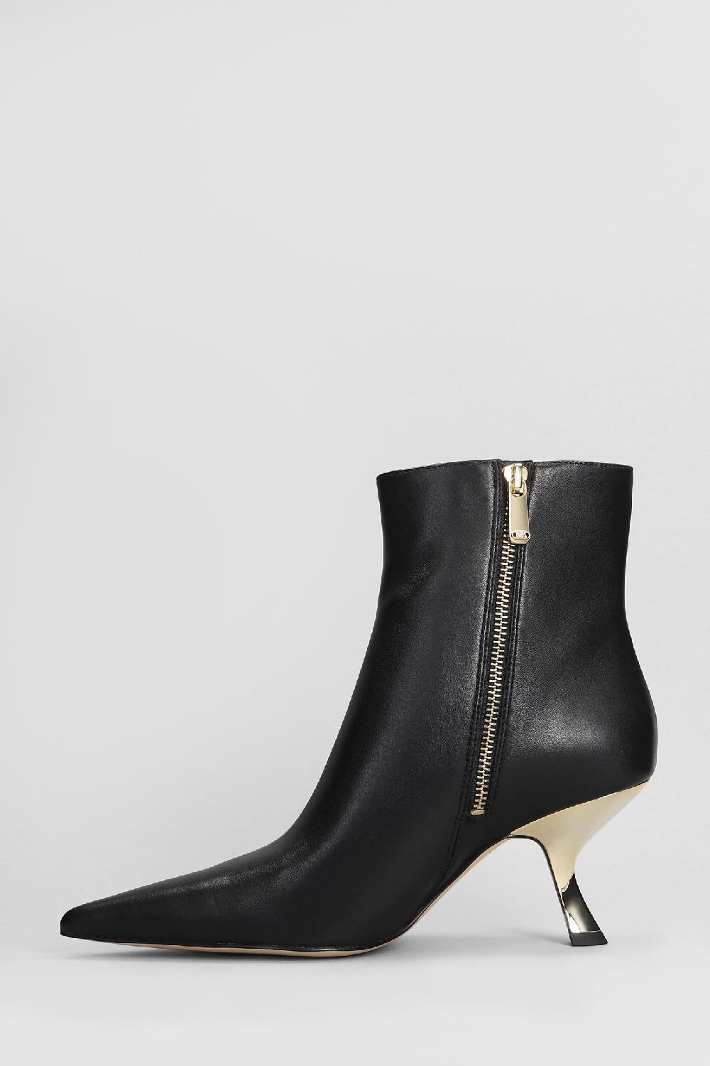 Deliberti Michael Kors Tronchetti Tacco Alto Luna Bootie In Pelle Nera Cod. 406201 - Deliberti The Luxury Shopping