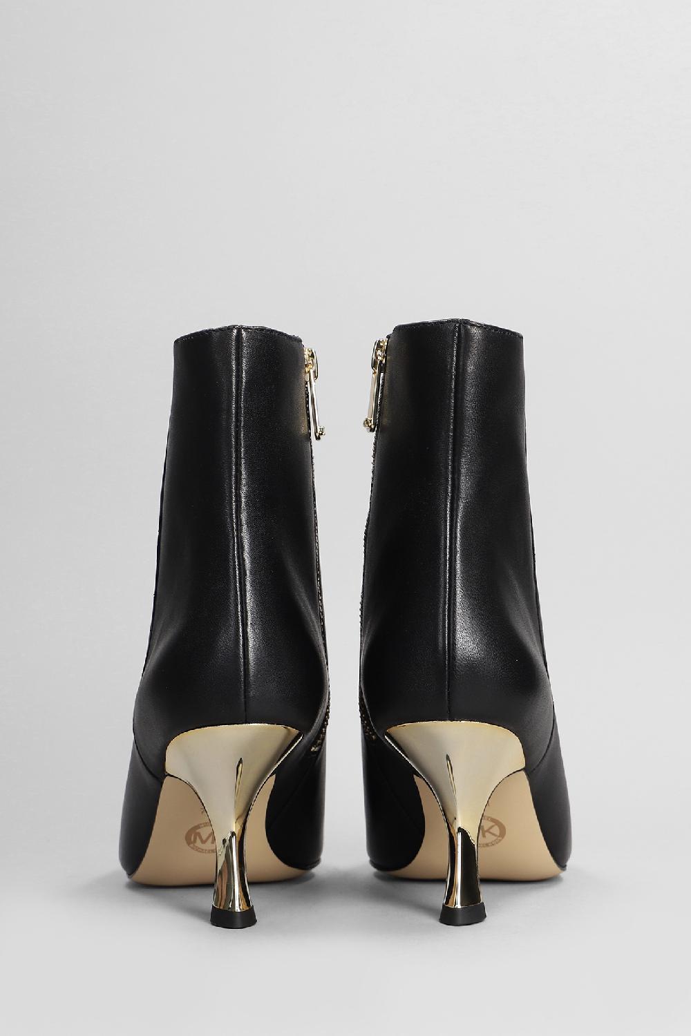 Deliberti Michael Kors Tronchetti Tacco Alto Luna Bootie In Pelle Nera Cod. 406201 - Deliberti The Luxury Shopping