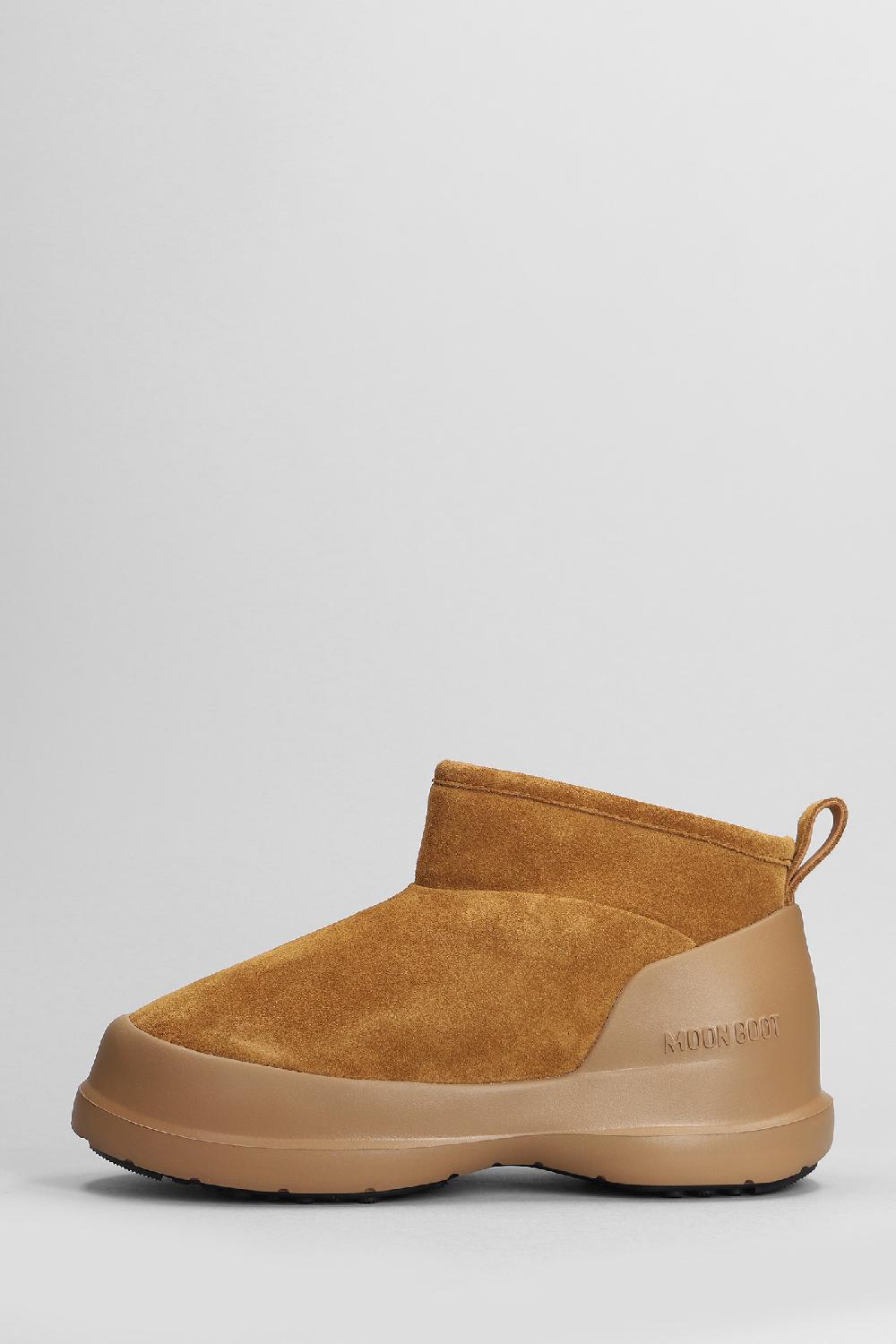 Deliberti Moon Boot Tronchetti Mb Luna Boot In Camoscio Cuoio Naturale Cod. 403185 - Deliberti The Luxury Shopping