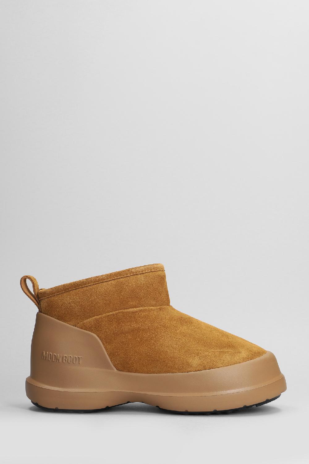Deliberti Moon Boot Tronchetti mb luna boot in camoscio cuoio naturale cod. 403185 - Deliberti The Luxury Shopping