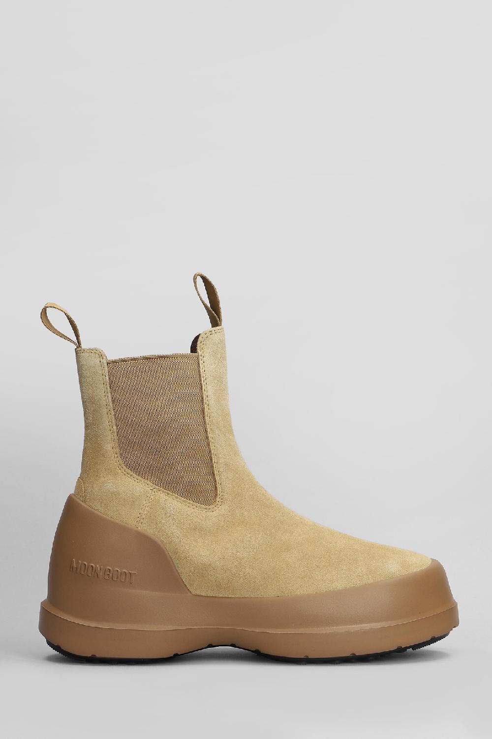 Deliberti Moon Boot Tronchetti mb luna chelsea in camoscio cuoio naturale cod. 407455 - Deliberti The Luxury Shopping