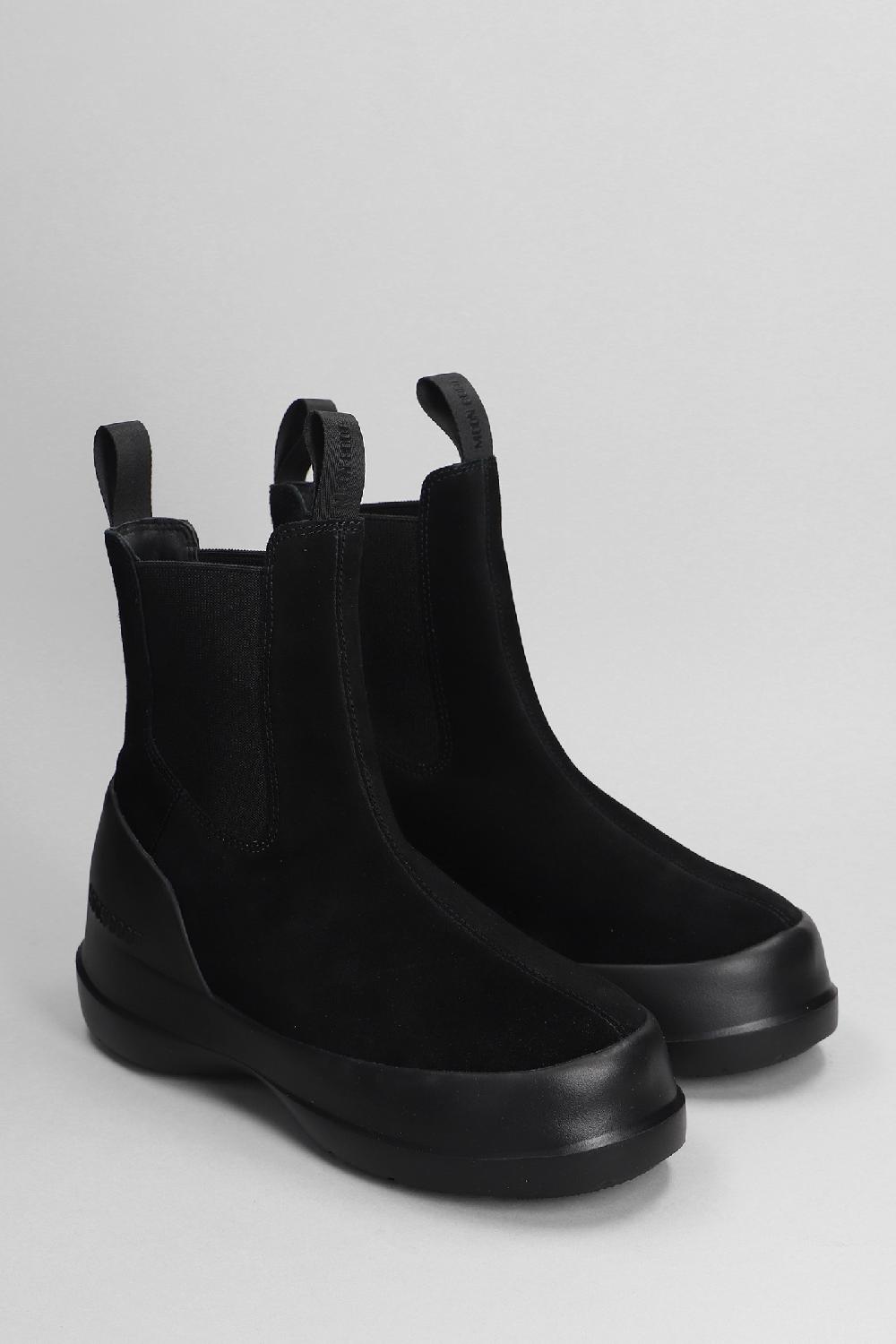 Deliberti Moon Boot Tronchetti Mb Luna Chelsea In Camoscio Nero Cod. 403186 - Deliberti The Luxury Shopping