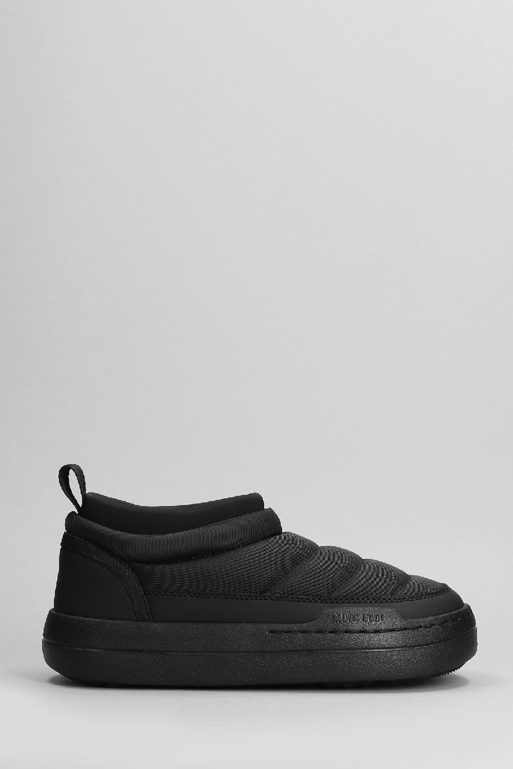 Deliberti Moon Boot Tronchetti mb park soft in nylon nero cod. 403183 - Deliberti The Luxury Shopping