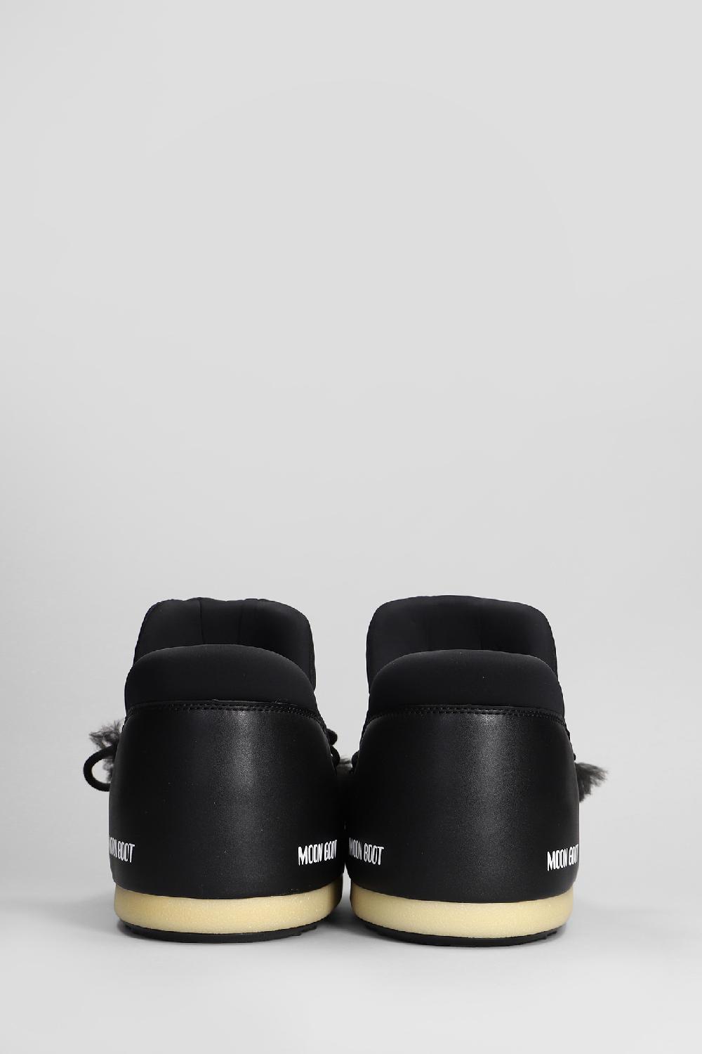 Deliberti Moon Boot Tronchetti Tacco Basso Mb Evx Pumps In Nylon Nero Cod. 409888 - Deliberti The Luxury Shopping