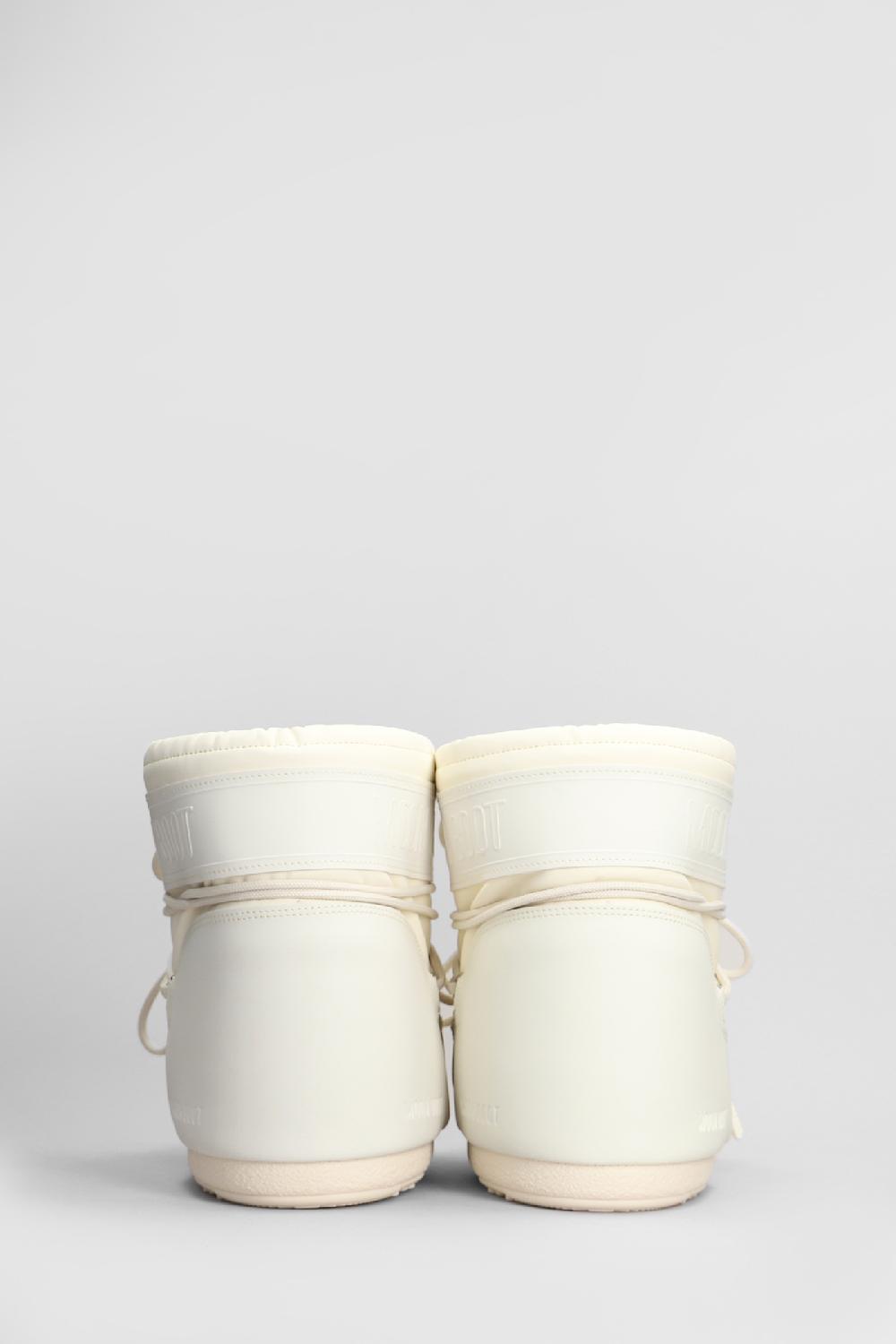 Deliberti Moon Boot Tronchetti Tacco Basso Mb Icon Low Rubber In Pvc Beige Cod. 408794 - Deliberti The Luxury Shopping