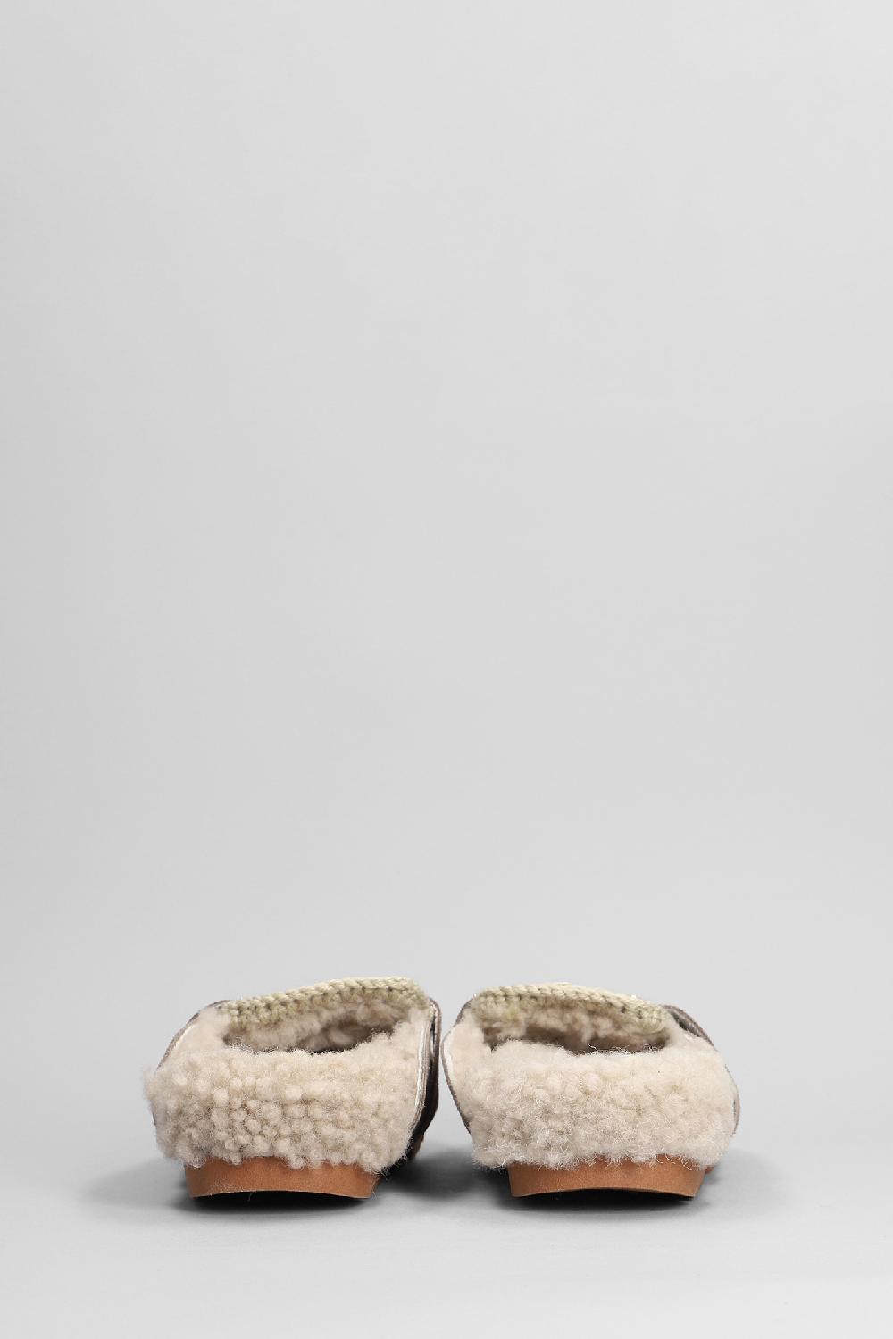 Deliberti Mou Slipper-mule Winter Bio Slide In Camoscio Grigio Cod. 408443 - Deliberti The Luxury Shopping