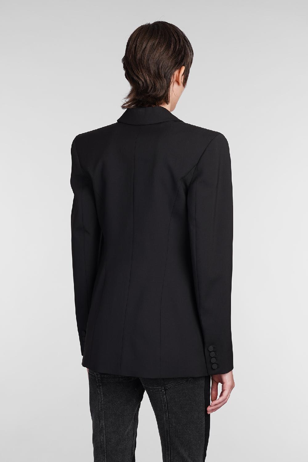Deliberti Mugler Blazer In Lana Nera Cod. 406705 - Deliberti The Luxury Shopping