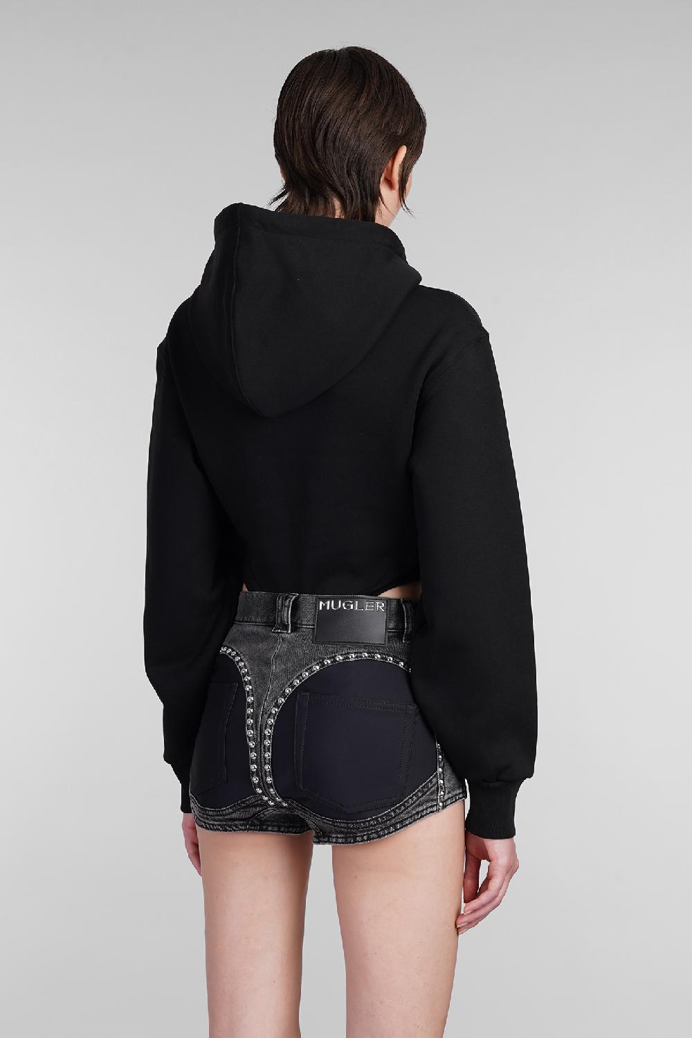 Deliberti Mugler Body In Cotone Nero Cod. 403792 - Deliberti The Luxury Shopping