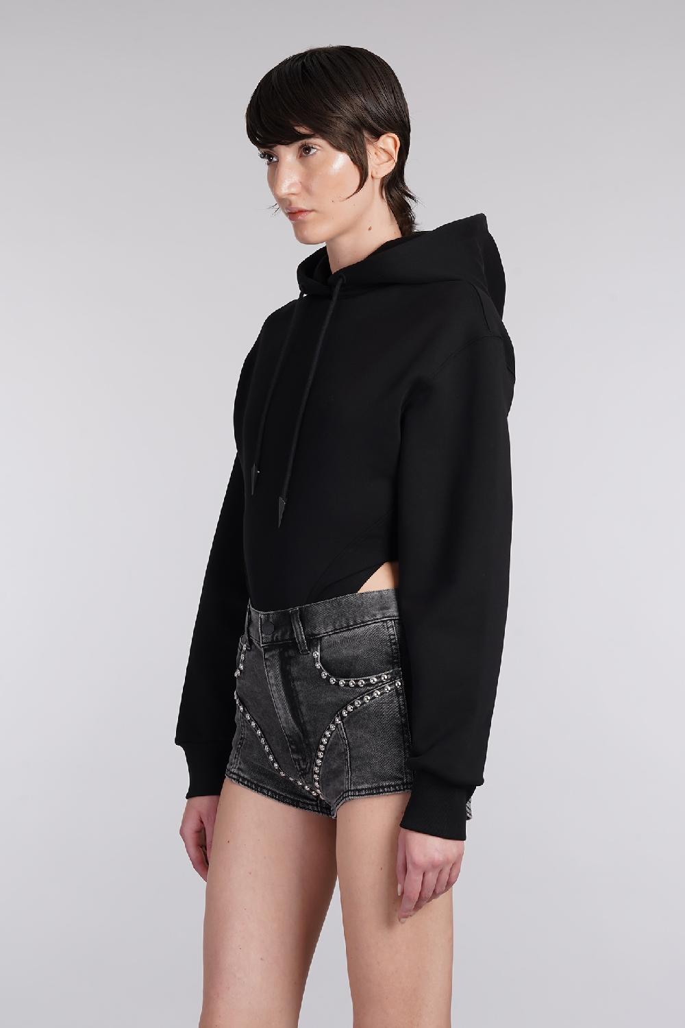 Deliberti Mugler Body In Cotone Nero Cod. 403792 - Deliberti The Luxury Shopping